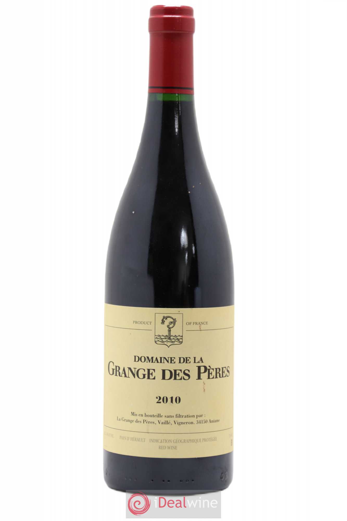 Pays d'Hérault Grange des Pères Laurent Vaillé 2010 - Lot de 1 bouteille - 0