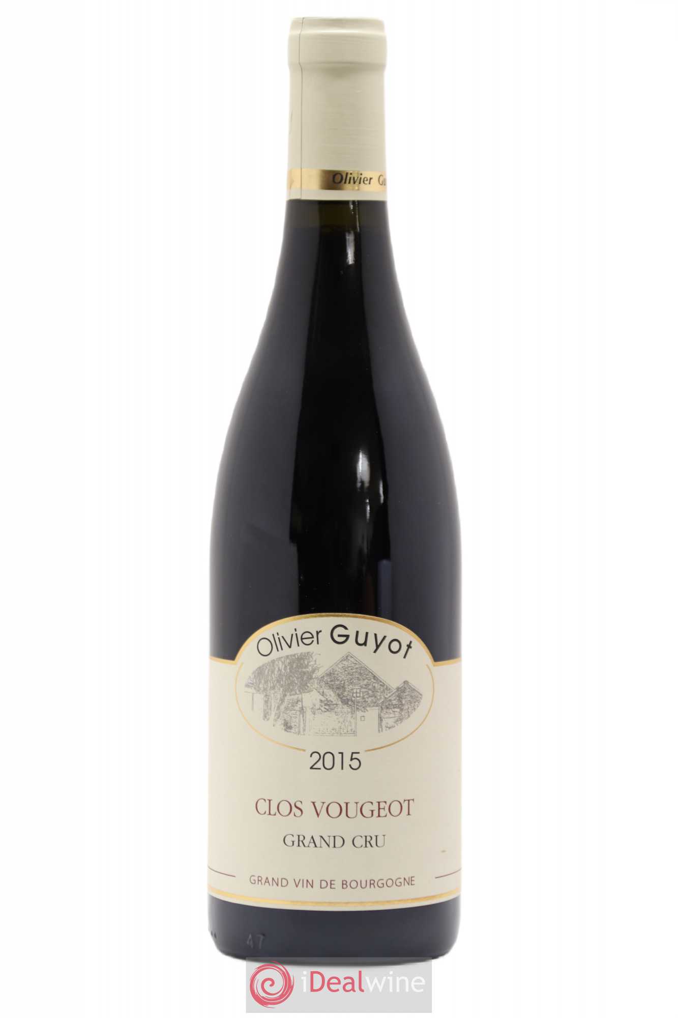 Clos de Vougeot Grand Cru Olivier Guyot (Domaine de) 2015 - Lot de 1 bouteille - 0