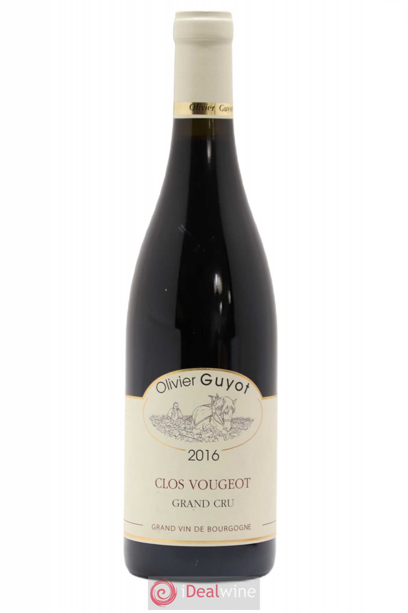 Clos de Vougeot Grand Cru Olivier Guyot (Domaine de) 2016 - Lot de 1 bouteille - 0