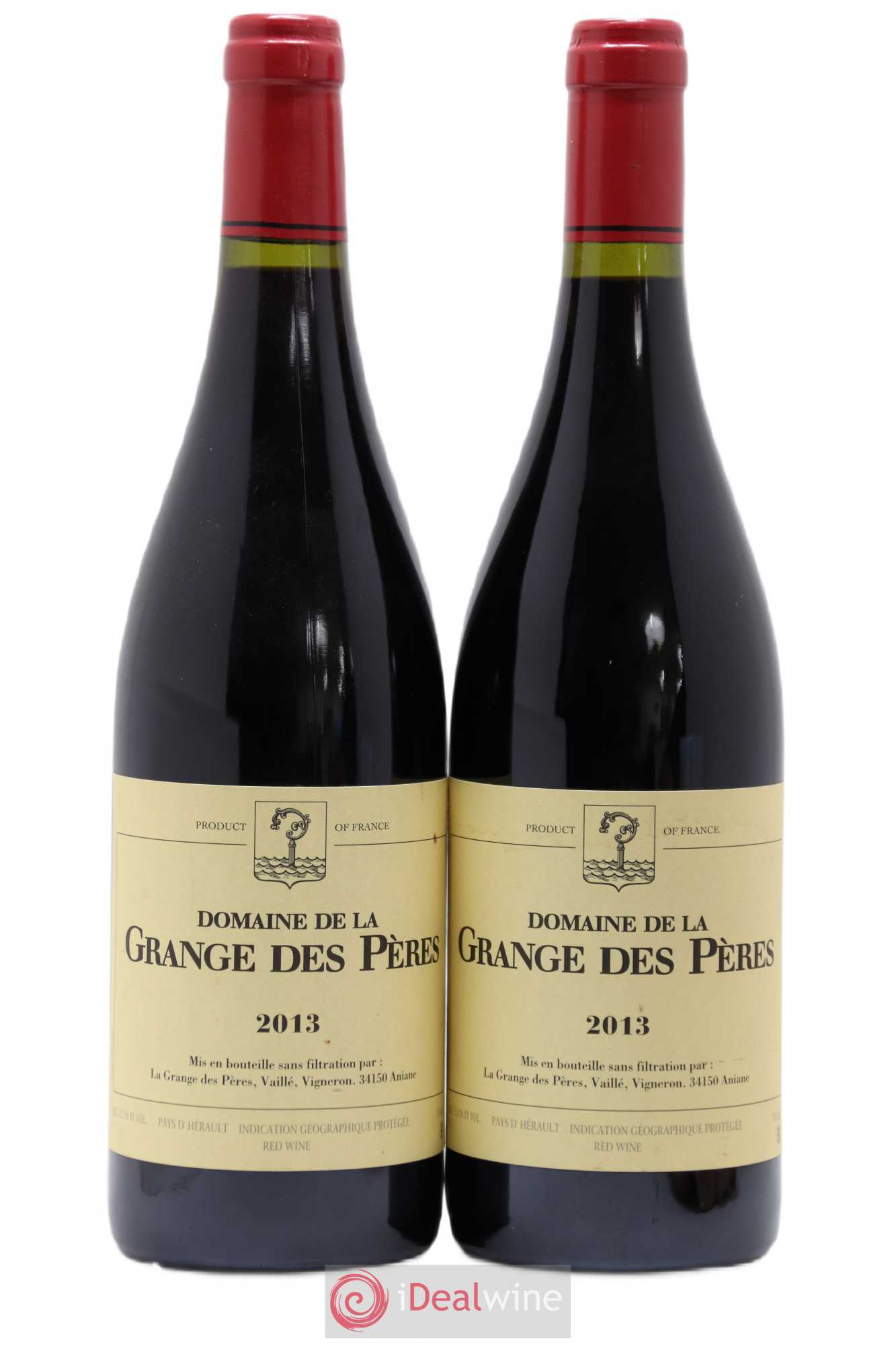 Pays d'Hérault Grange des Pères Laurent Vaillé 2013 - Lot de 2 bouteilles - 0