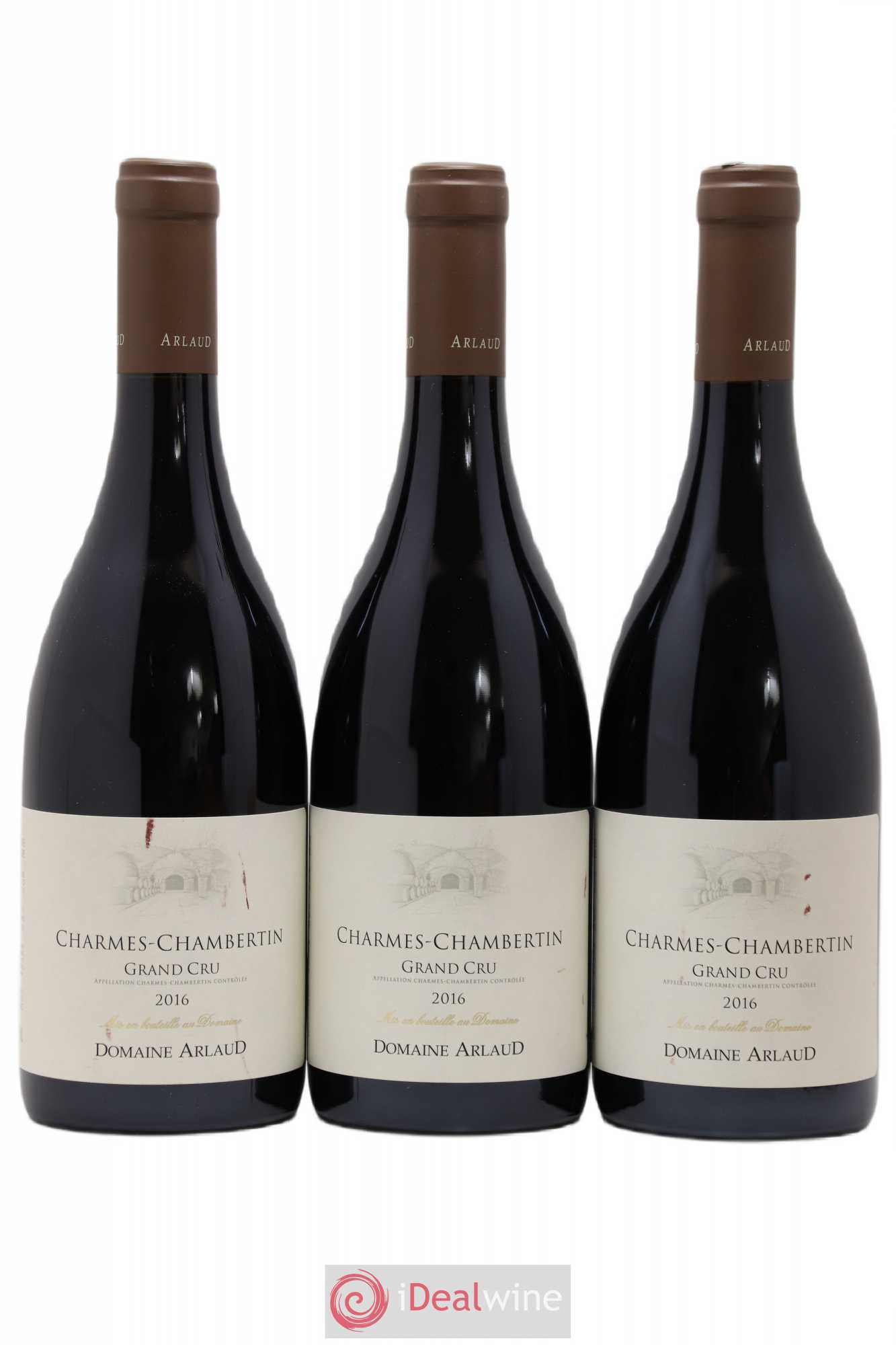 Charmes-Chambertin Grand Cru Arlaud 2016 - Lot de 3 bouteilles - 0
