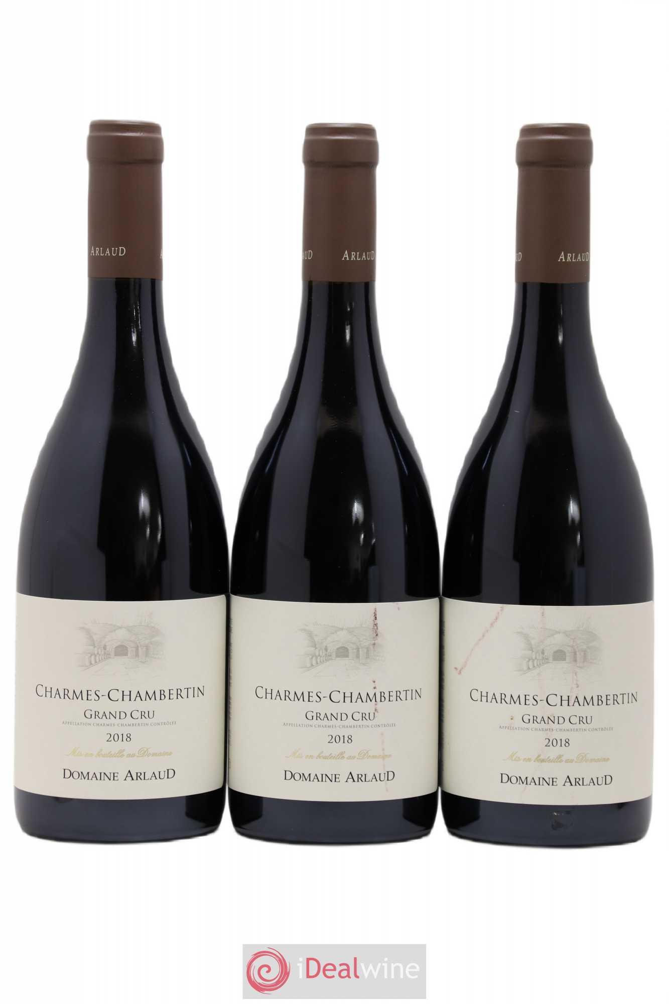 Charmes-Chambertin Grand Cru Arlaud 2018 - Lot de 3 bouteilles - 0