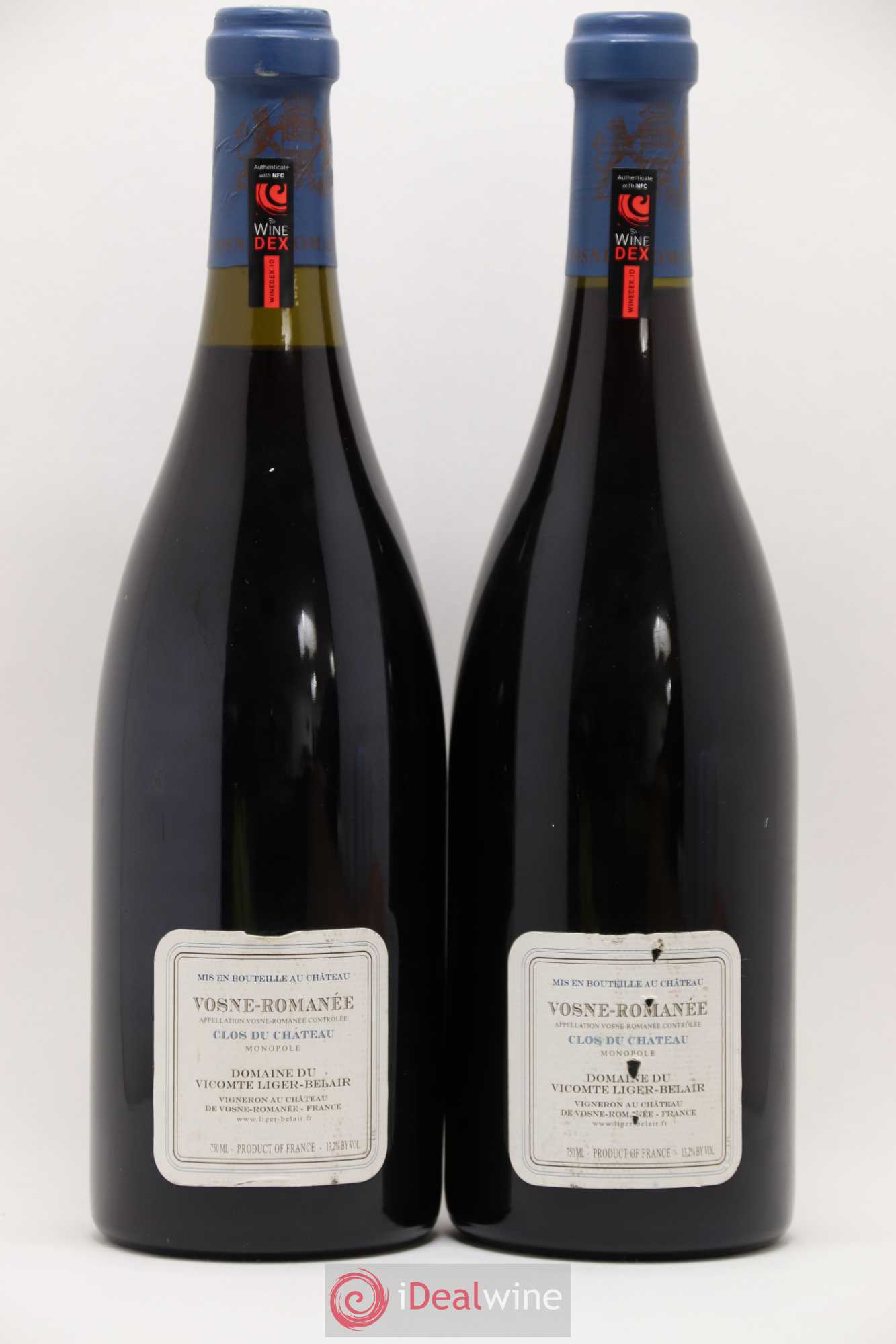Vosne-Romanée Clos du Château Comte Liger-Belair (Domaine du) 2000 - Lot de 2 bouteilles - 1