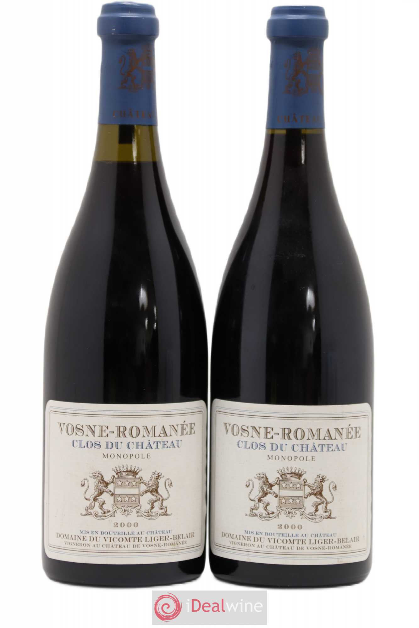 Vosne-Romanée Clos du Château Comte Liger-Belair (Domaine du) 2000 - Lot de 2 bouteilles - 0
