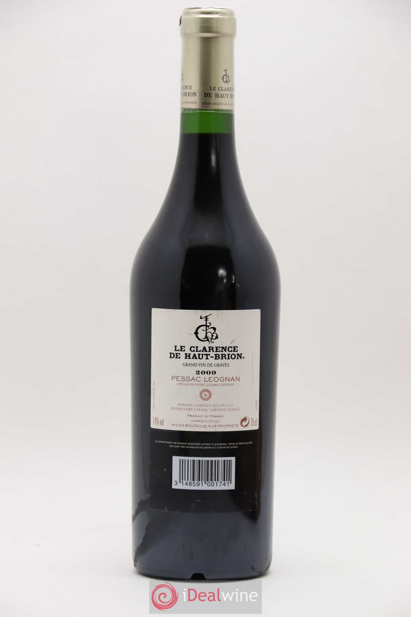 Clarence (Bahans) de Haut-Brion Second Vin 2009 - Lot de 1 bouteille - 1