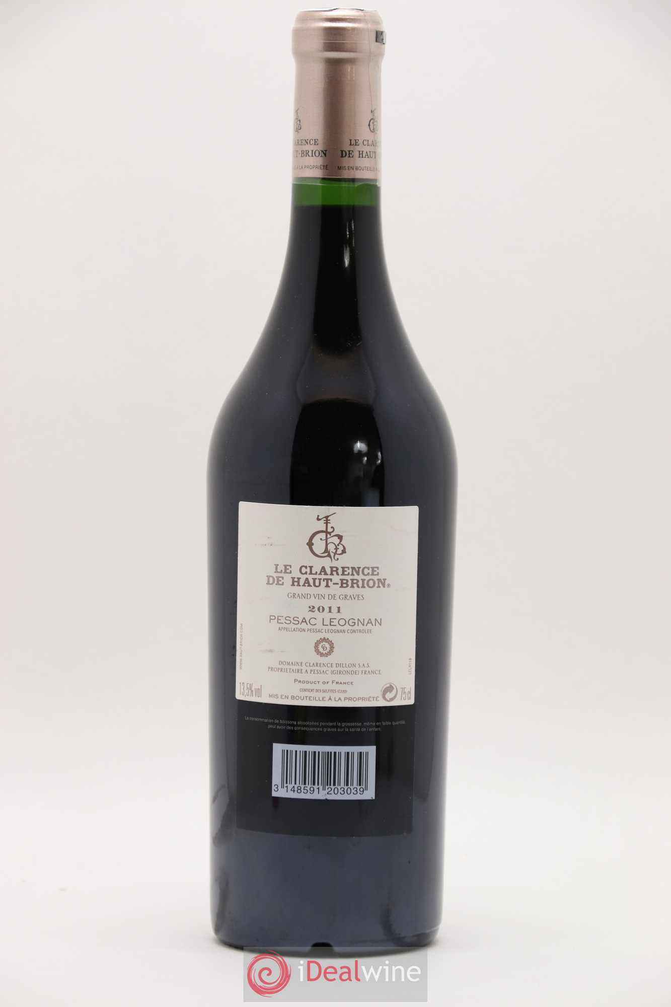 Clarence (Bahans) de Haut-Brion Second Vin 2011 - Lot de 1 bouteille - 1