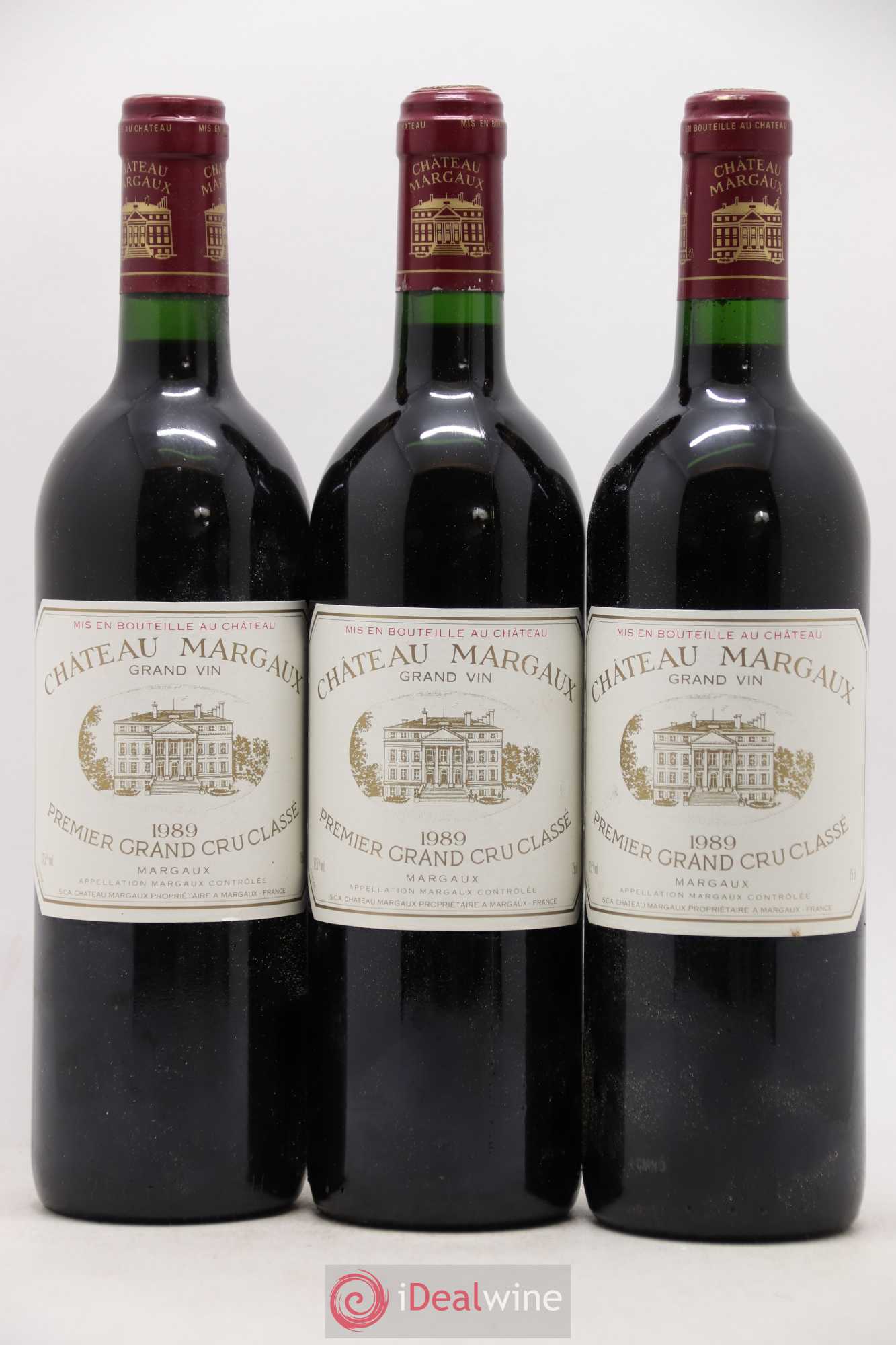 Château Margaux 1er Grand Cru Classé 1989 - Lot de 6 bouteilles - 1
