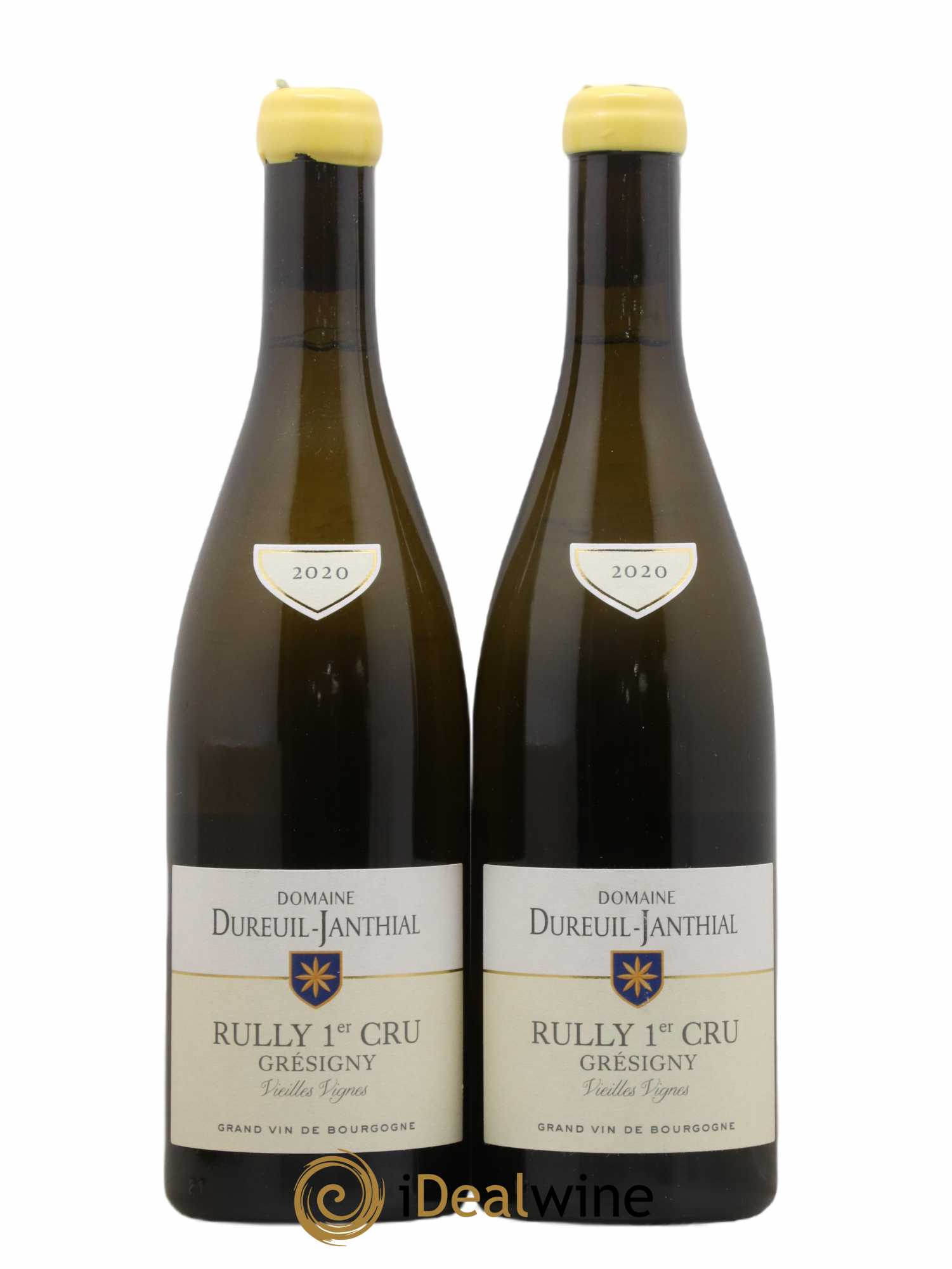 Rully 1er Cru Grésigny Vincent Dureuil-Janthial Vieilles Vignes 2020 - Lot de 2 bouteilles - 0