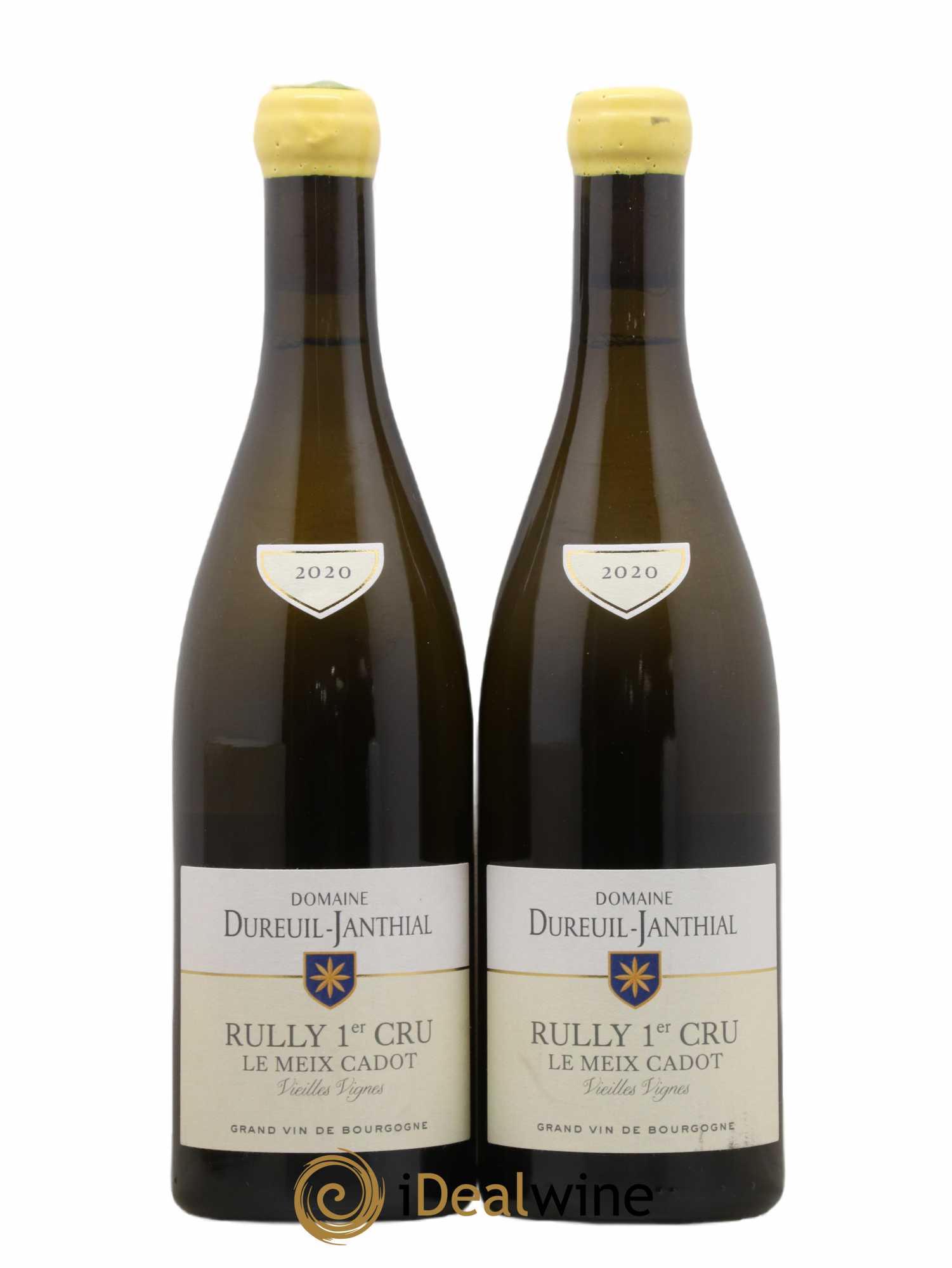Rully 1er Cru Le Meix Cadot Vieilles Vignes Vincent Dureuil-Janthial 2020 - Lot de 2 bouteilles - 0
