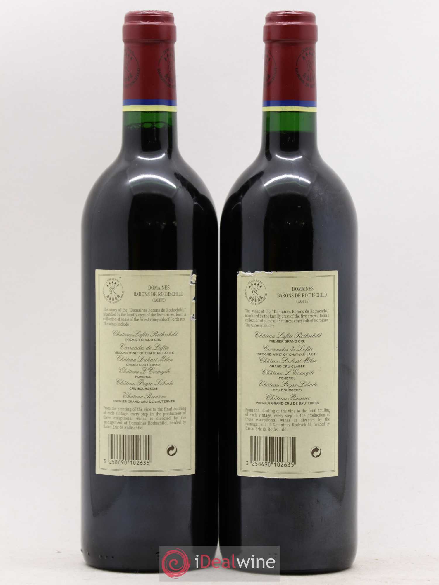 Carruades de Lafite Rothschild Second Vin 1997 - Lot de 2 bouteilles - 1