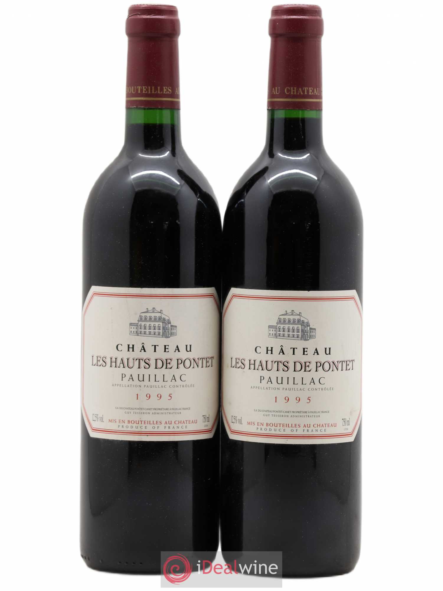 Les Hauts de Pontet-Canet Second Vin 1995 - Lot de 2 bouteilles - 0