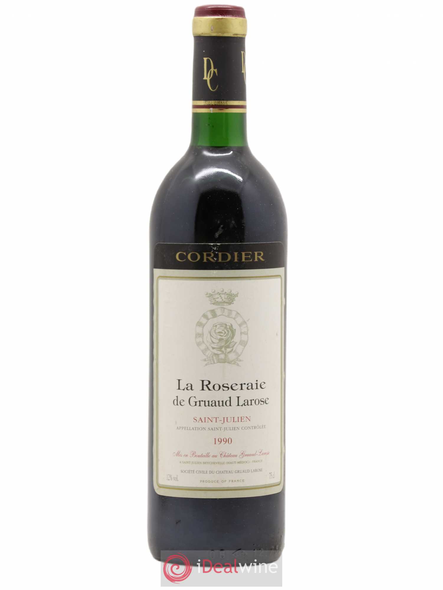 Saint-Julien La Roseraie de Gruaud Larose 1990 - Posten von 1 Flasche - 0