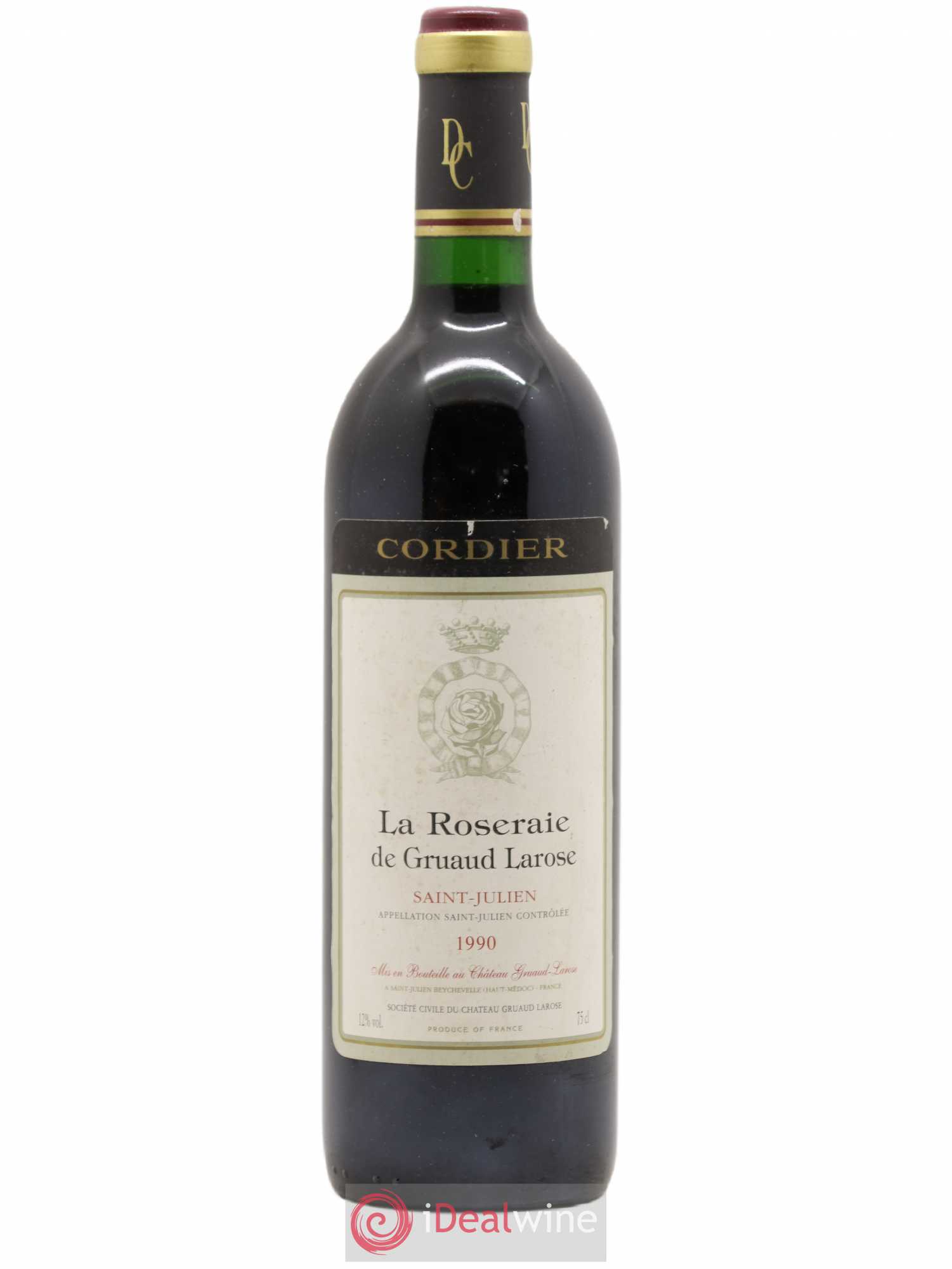 Saint-Julien La Roseraie de Gruaud Larose 1990 - Posten von 1 Flasche - 0