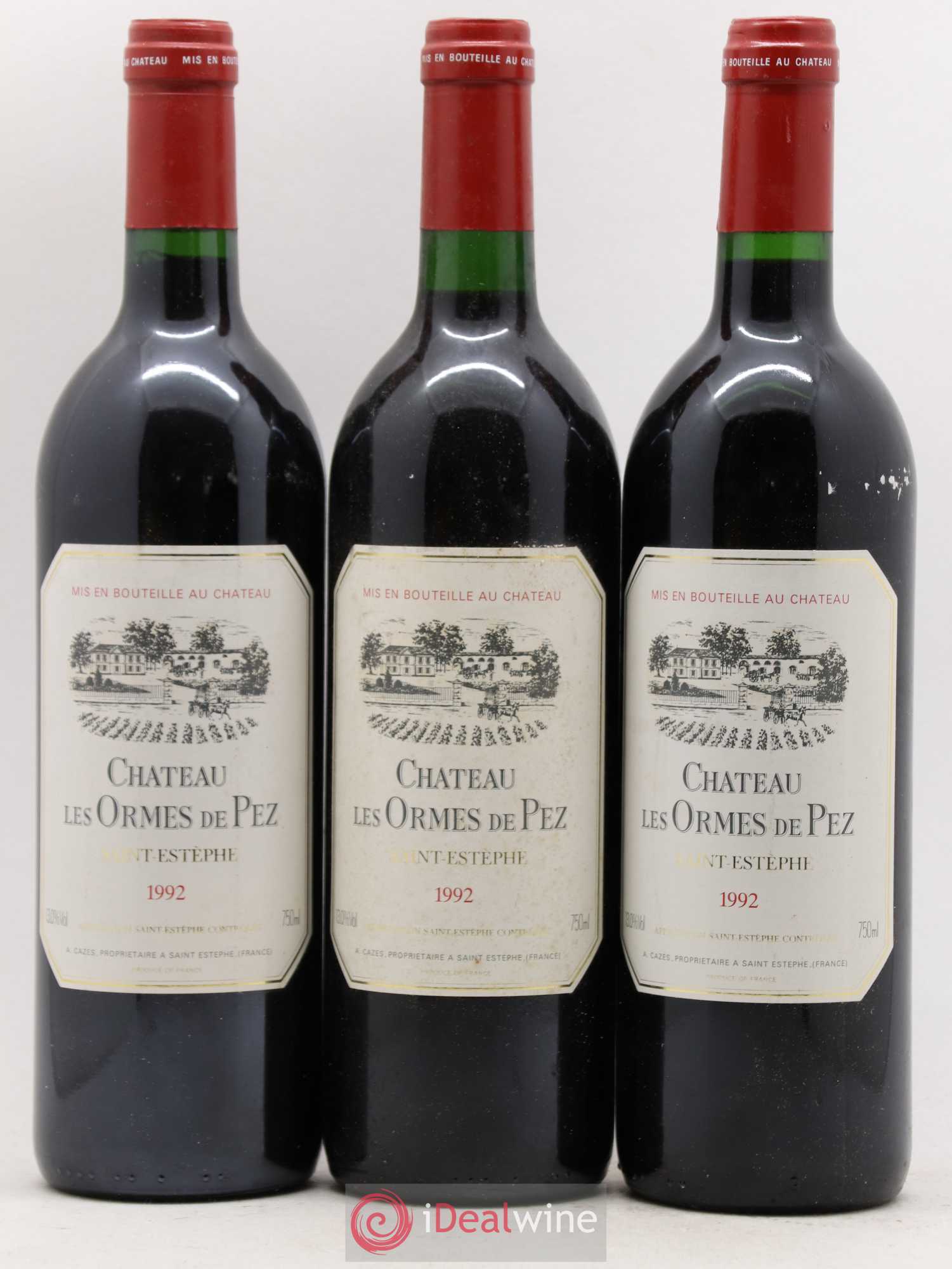 Château les Ormes de Pez 1992 - Lot de 6 bouteilles - 1