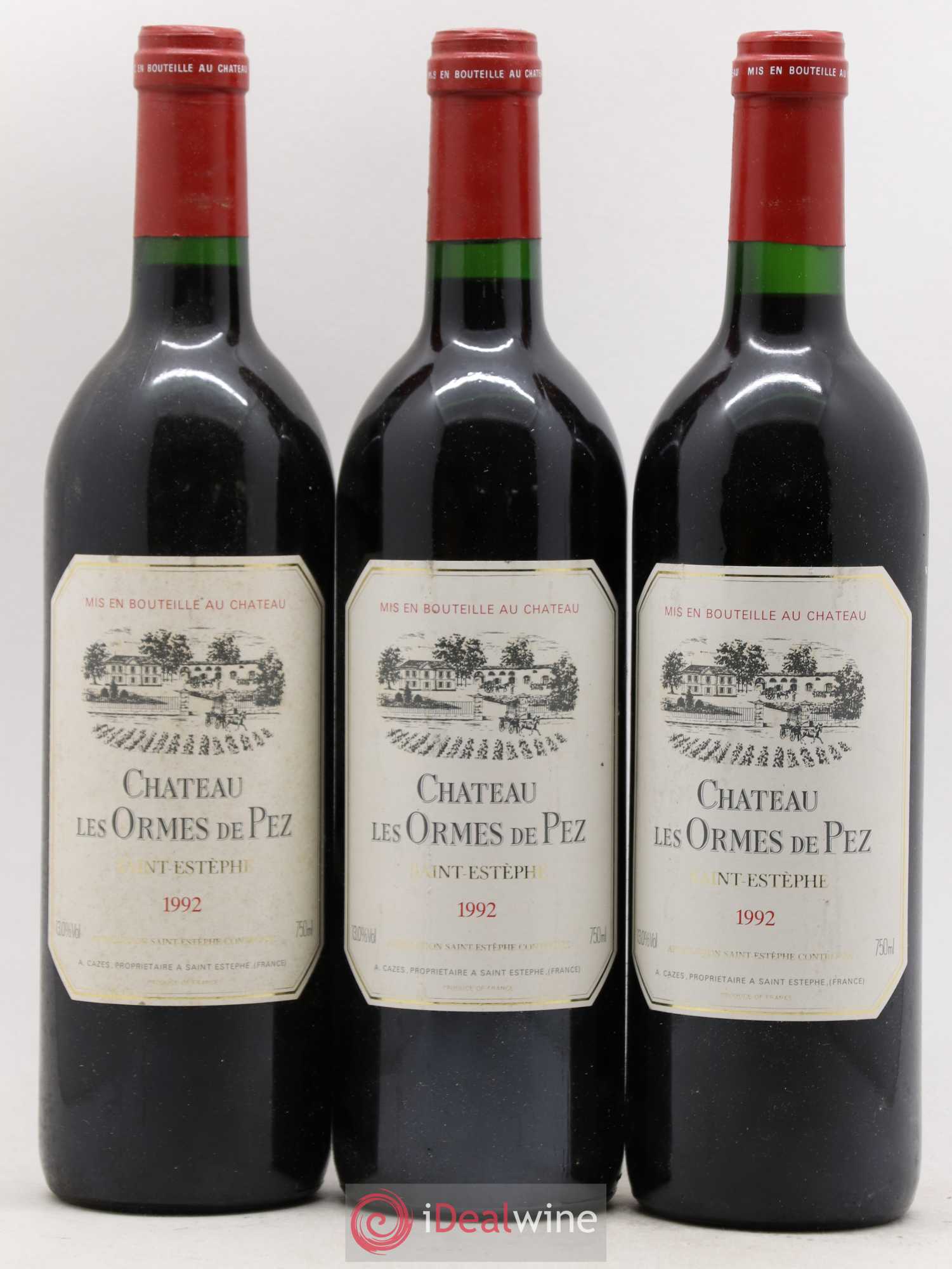 Château les Ormes de Pez 1992 - Lot de 6 bouteilles - 2