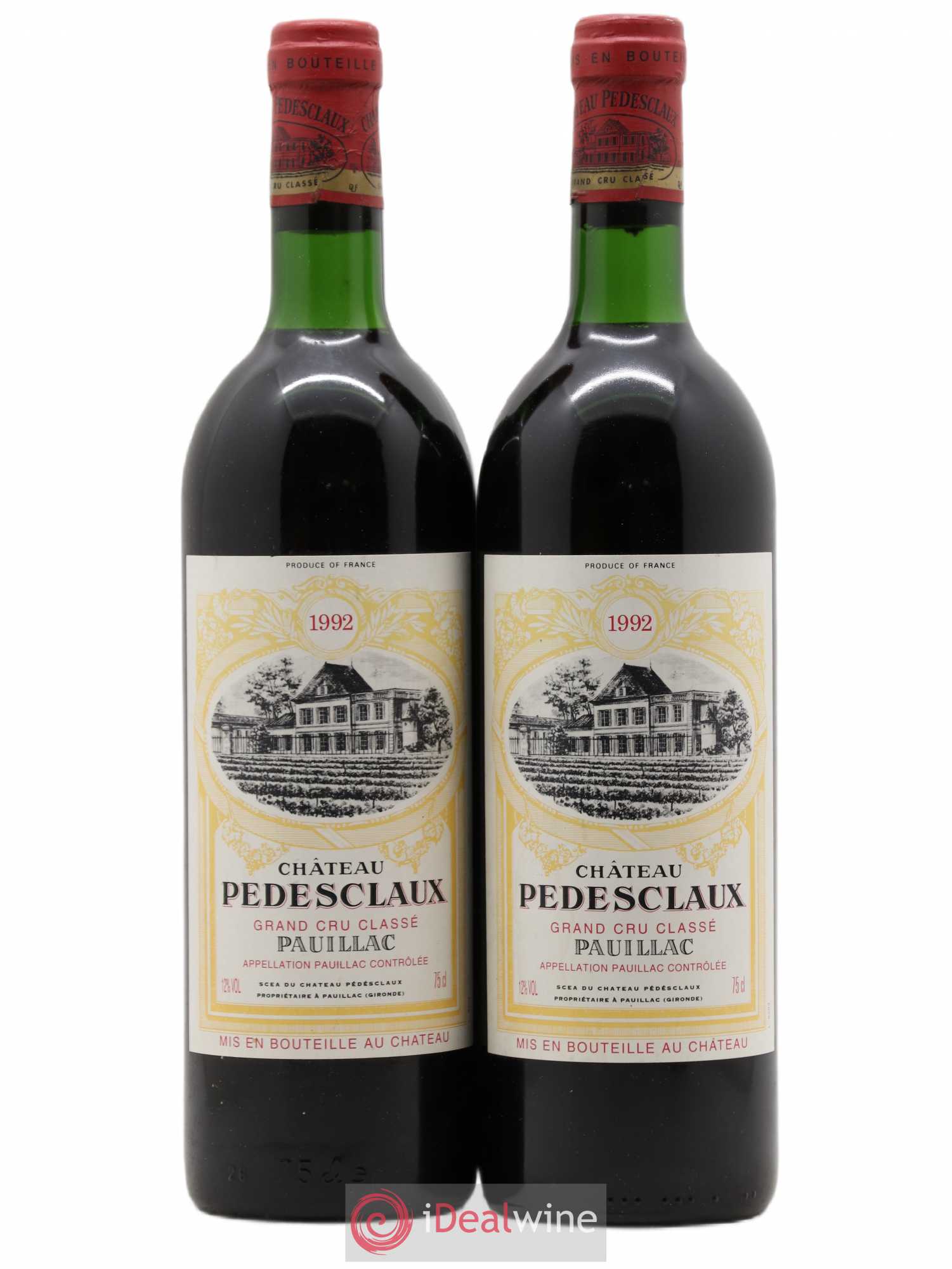 Château Pedesclaux 5ème Grand Cru Classé 1992 - Lot de 2 bouteilles - 0