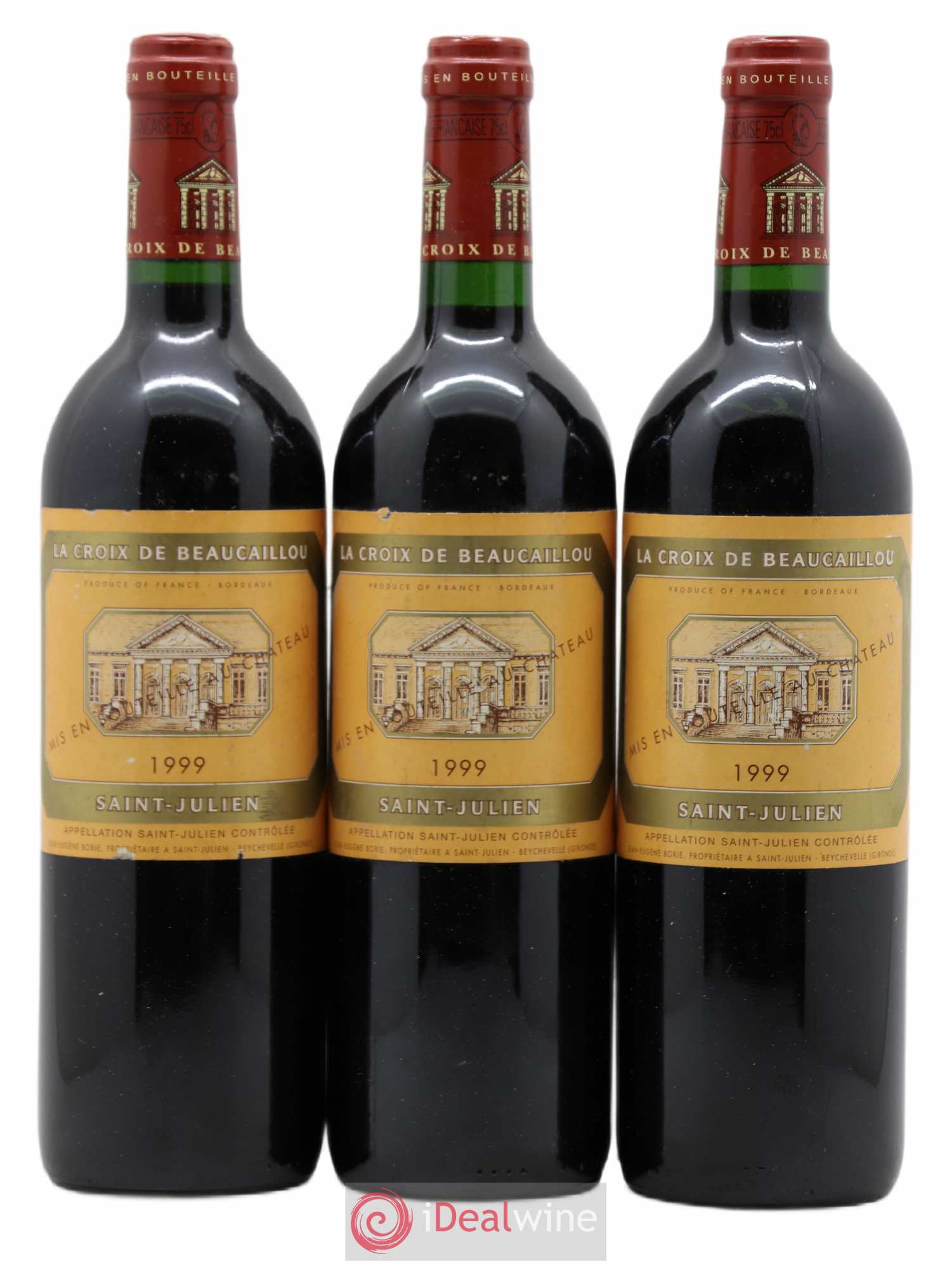 La Croix de Beaucaillou Second Vin 1999 - Lot de 3 bouteilles - 0