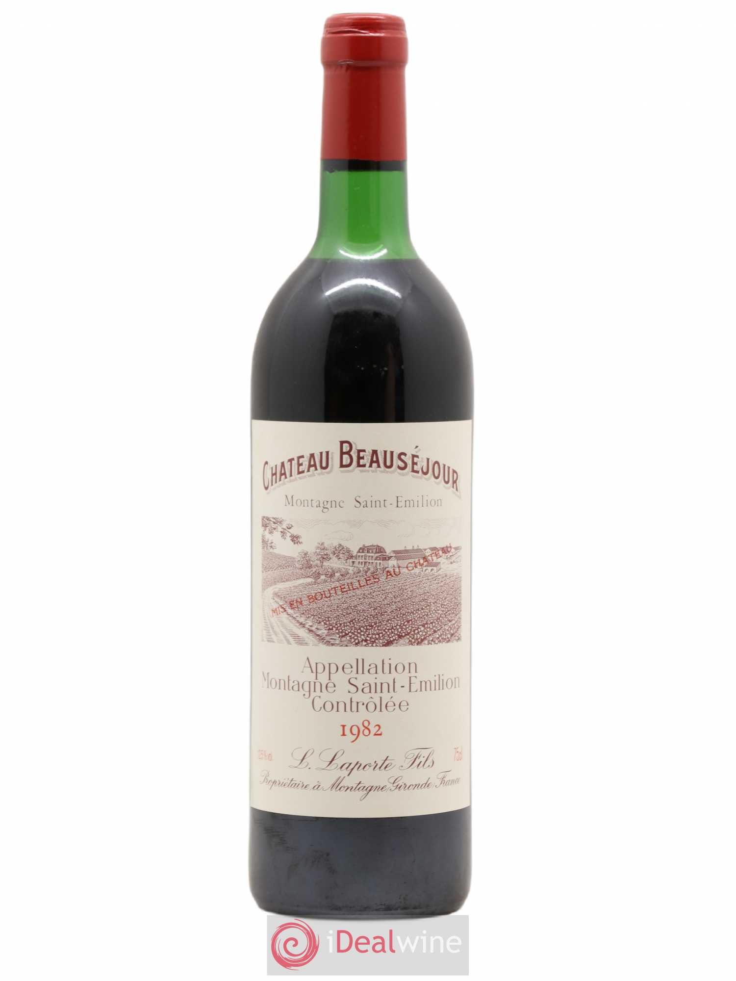 Montagne Saint-Émilion Château Beauséjour (sans prix de réserve) 1982 - Posten von 1 Flasche - 0