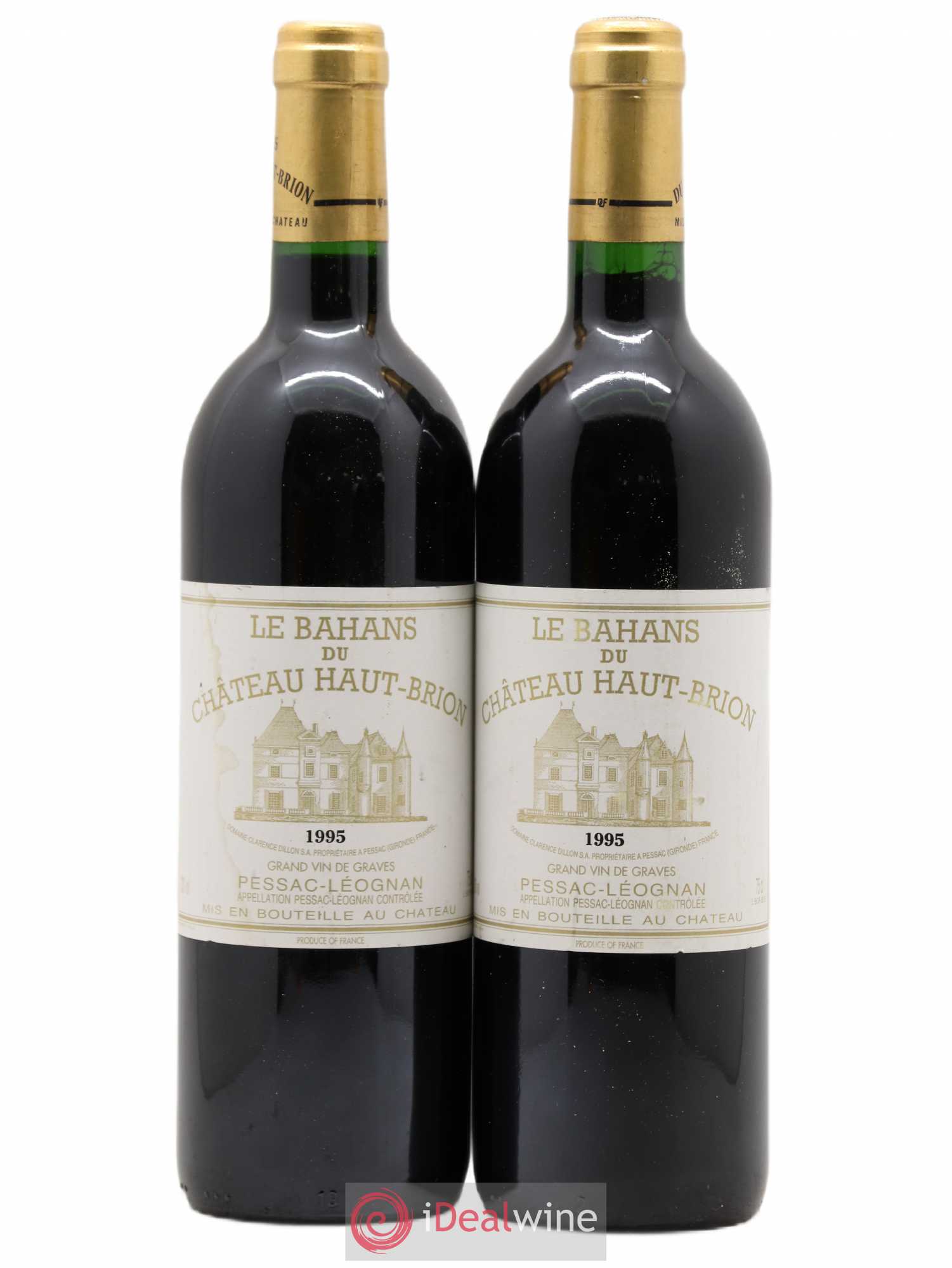 Clarence (Bahans) de Haut-Brion Second Vin 1995 - Lot de 2 bouteilles - 0