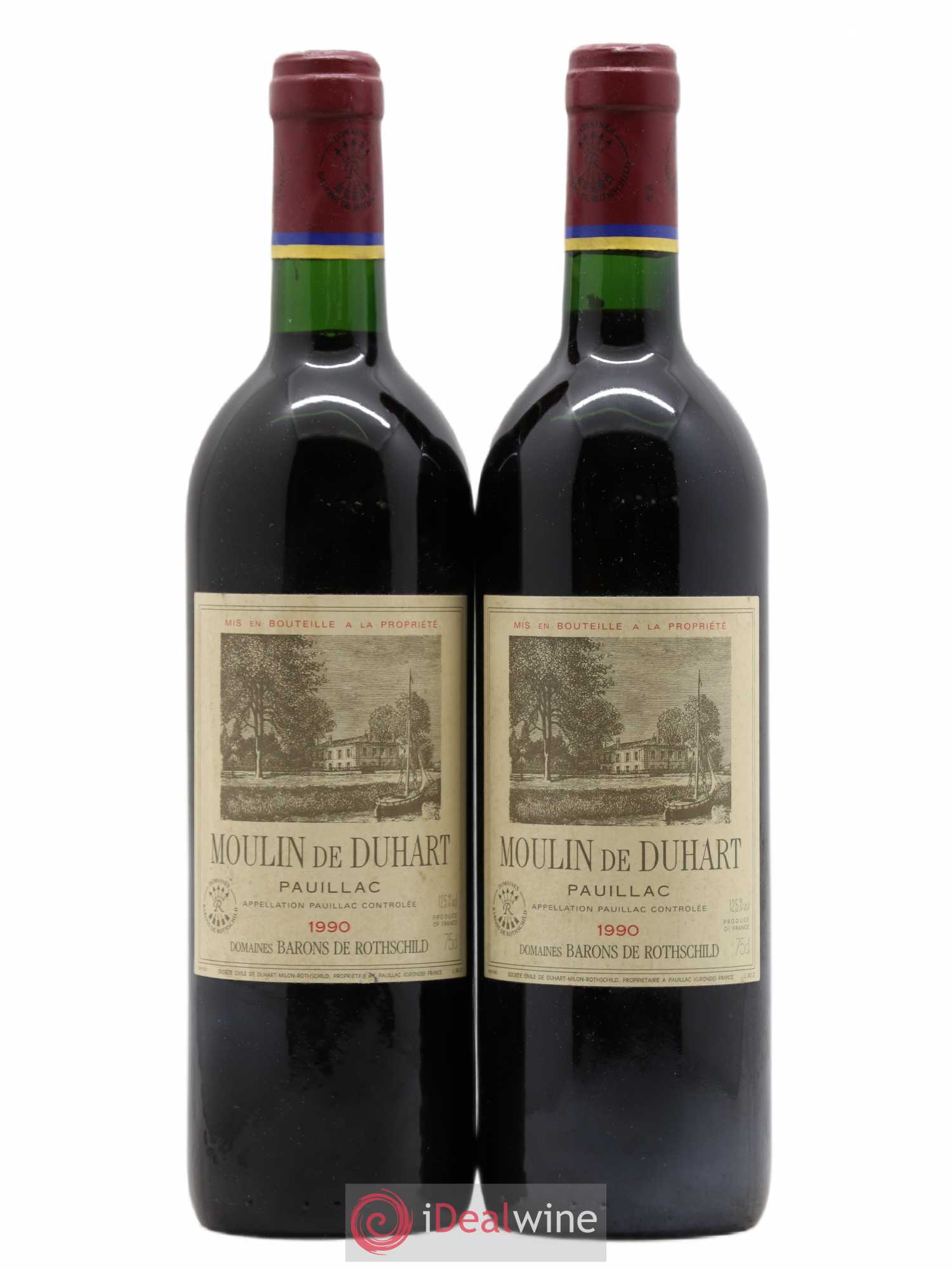 Moulin de Duhart Second Vin 1990 - Lot de 2 bouteilles - 0