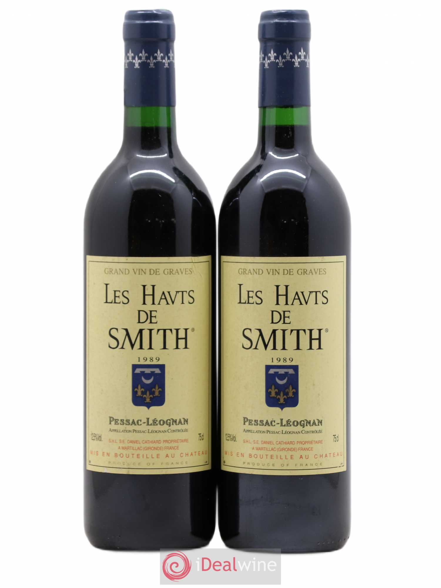 Les Hauts de Smith Second Vin 1989 - Lot de 2 bouteilles - 0