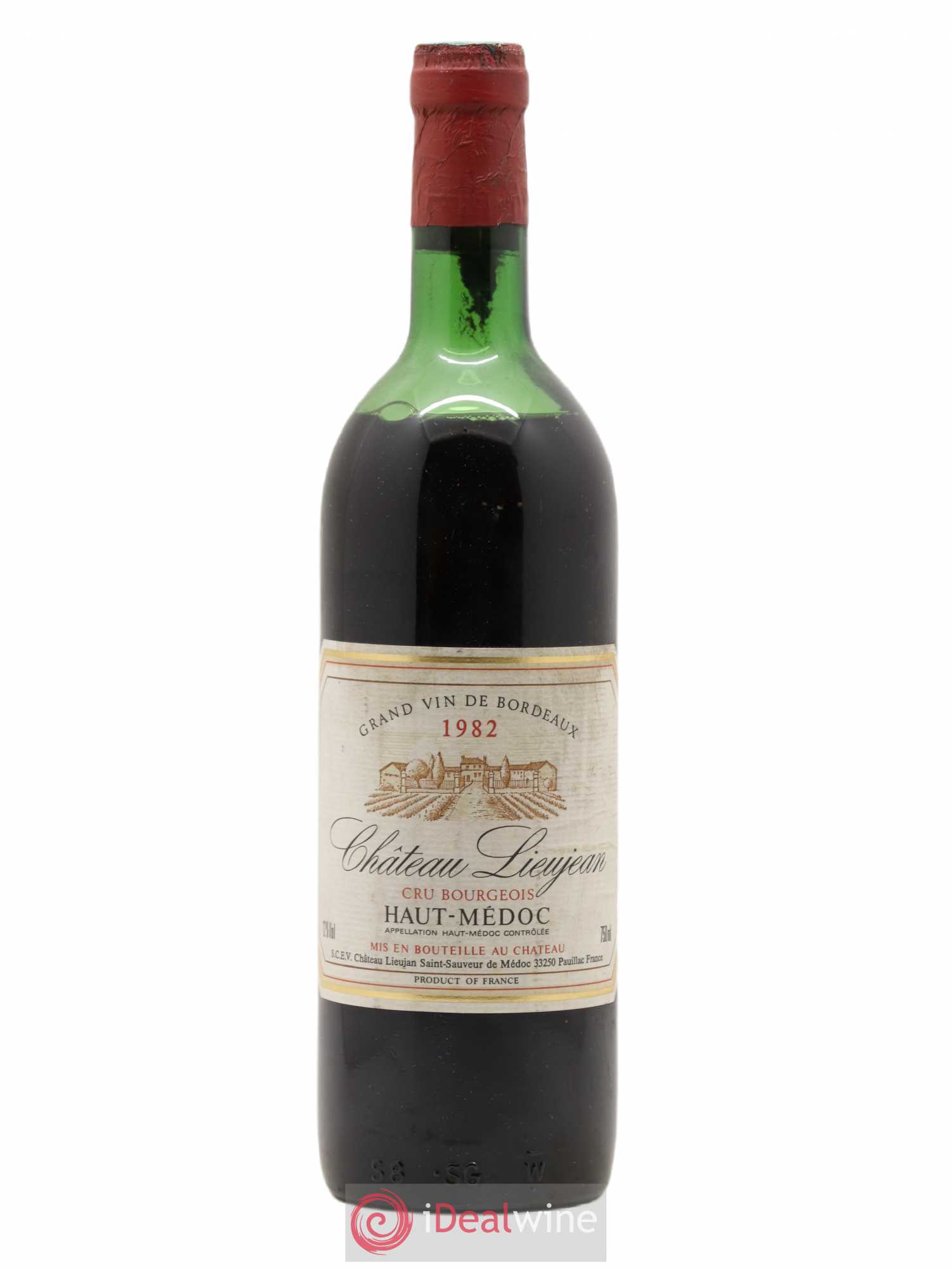 Château Lieujean (sans prix de réserve) 1982 - Lot de 1 bouteille - 0