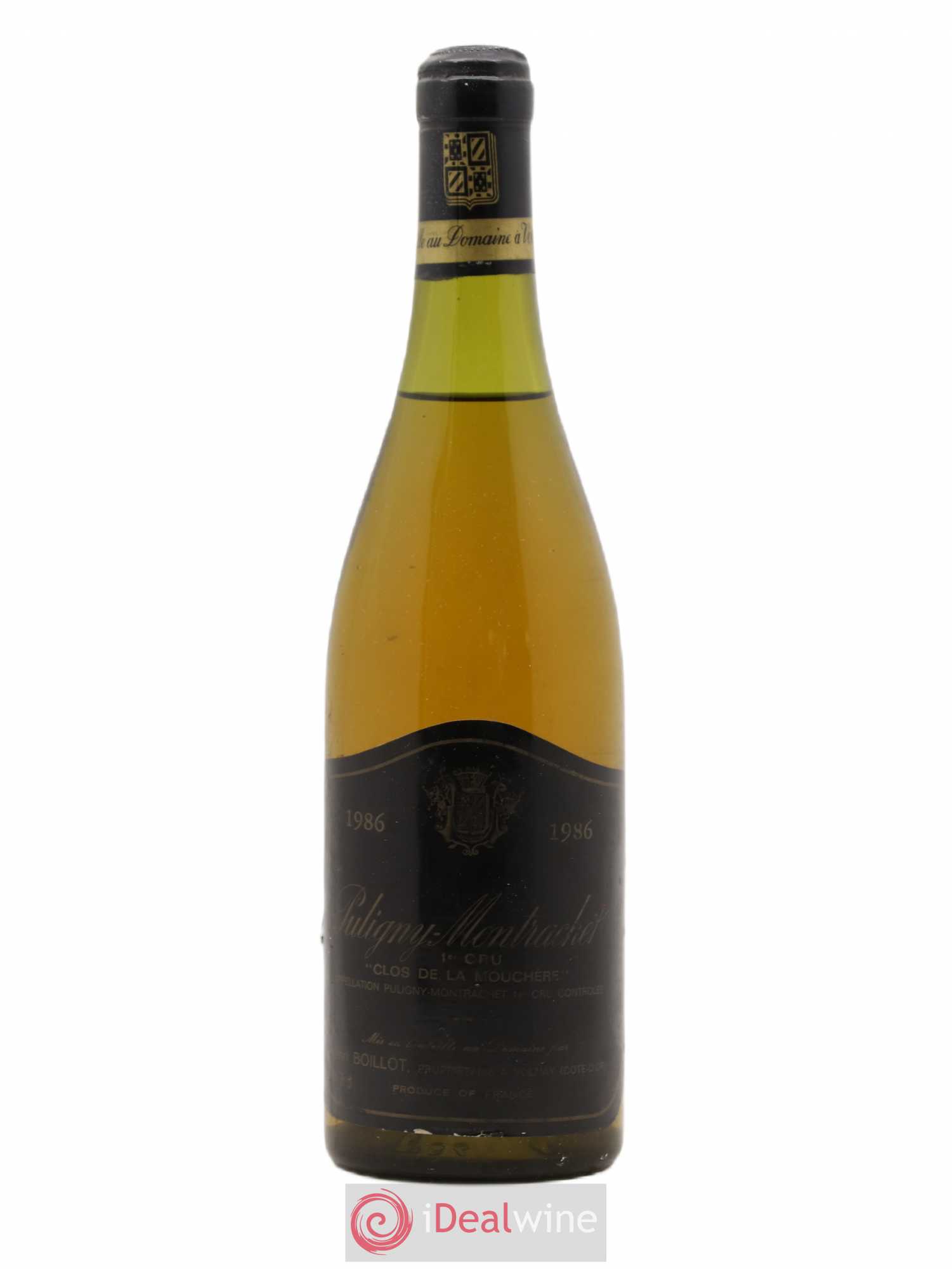 Puligny-Montrachet 1er Cru Clos de la Mouchère Henri Boillot (Domaine) 1986 - Lot de 1 bouteille - 0