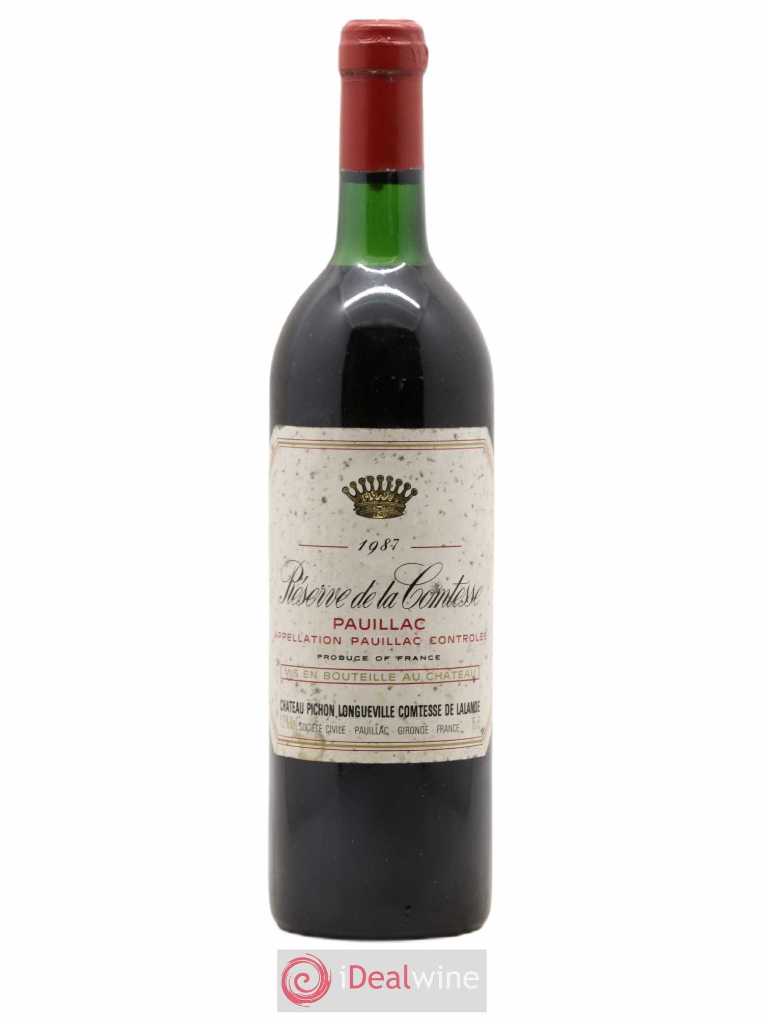 Pauillac Réserve de la Comtesse (sans prix de réserve) 1987 - Posten von 1 Flasche - 0