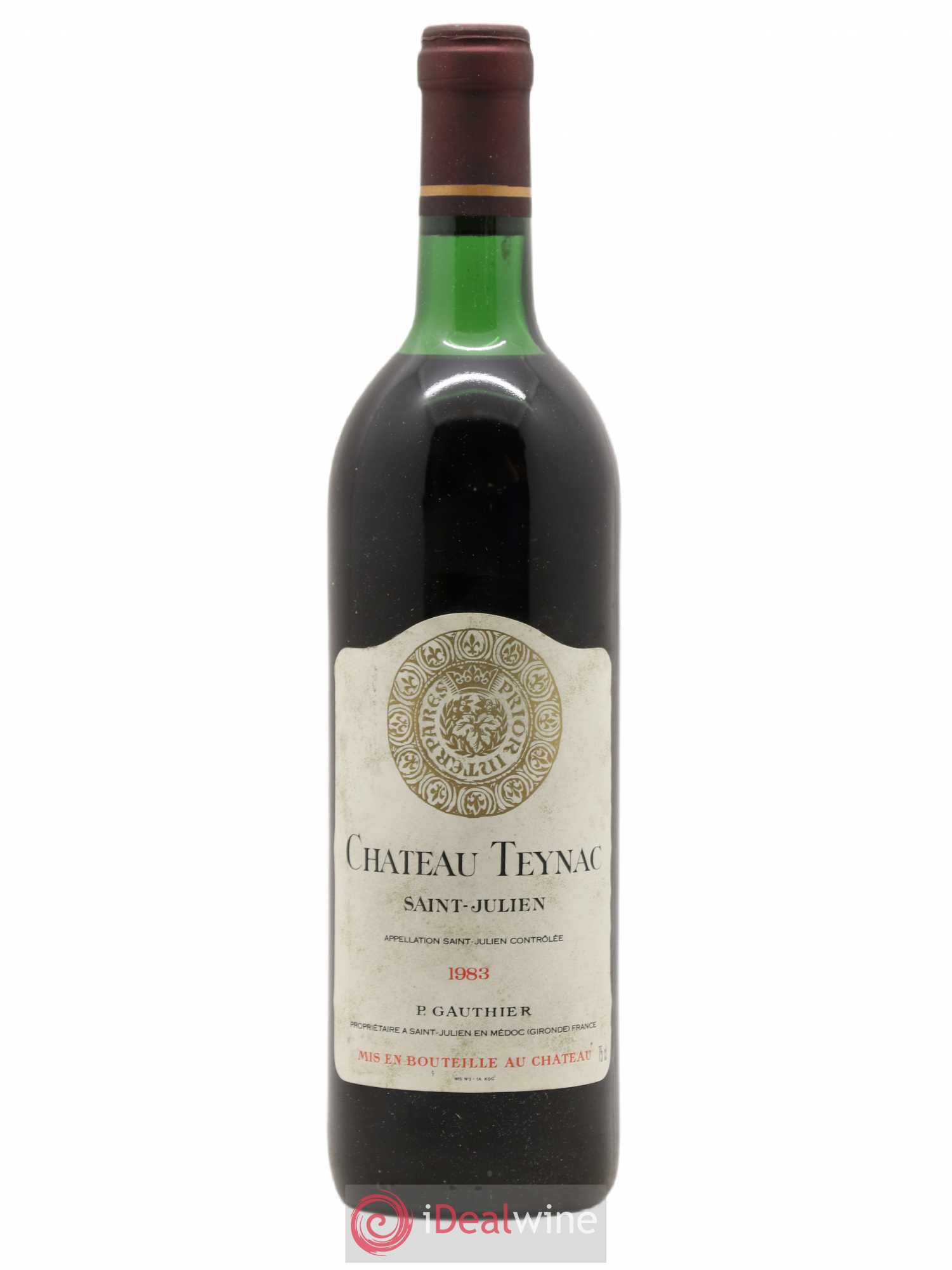 Château Teynac 1983 - Lot de 1 bouteille - 0