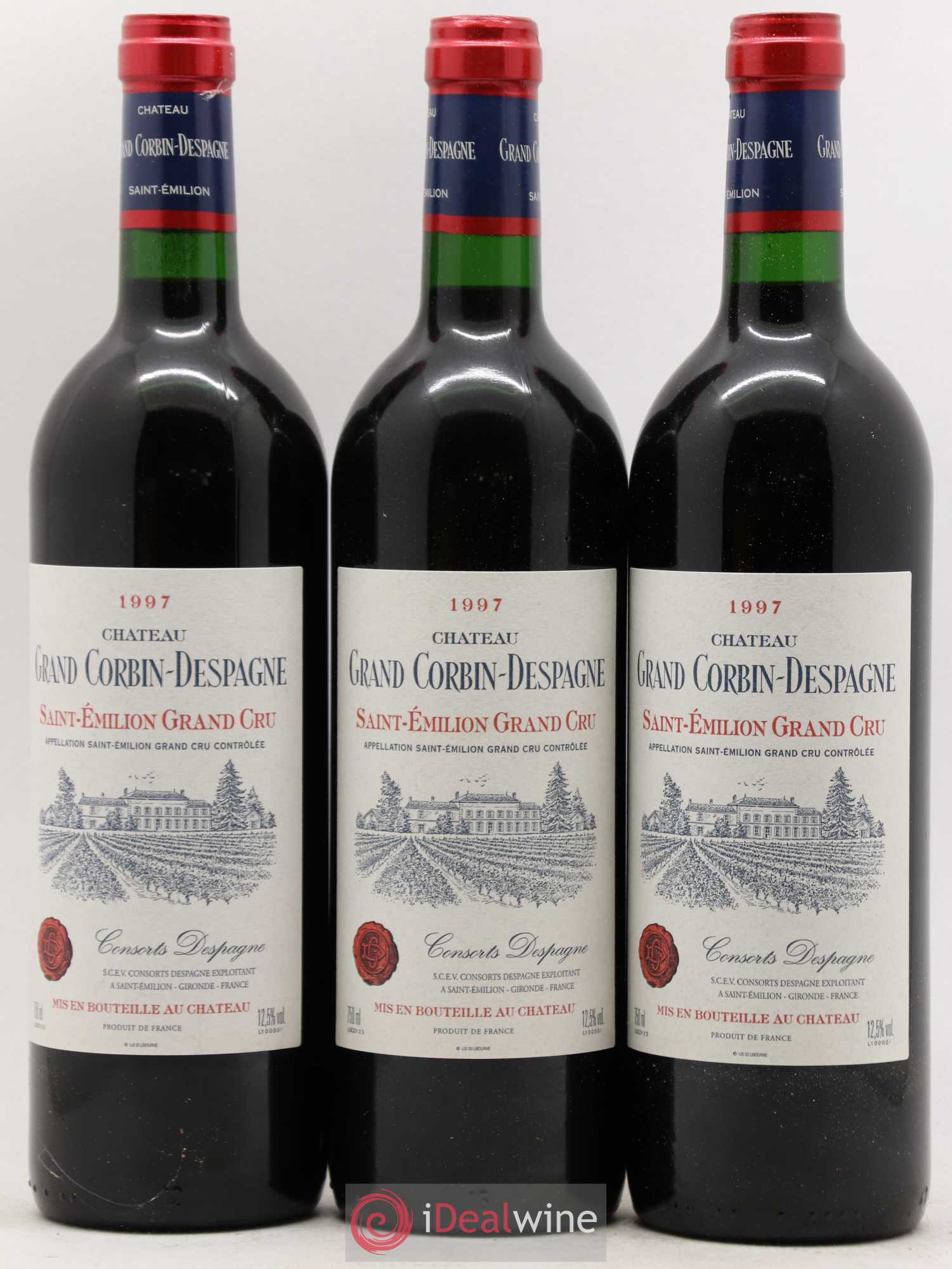 Château Grand Corbin Despagne Grand Cru Classé 1997 - Lot de 12 bouteilles - 4