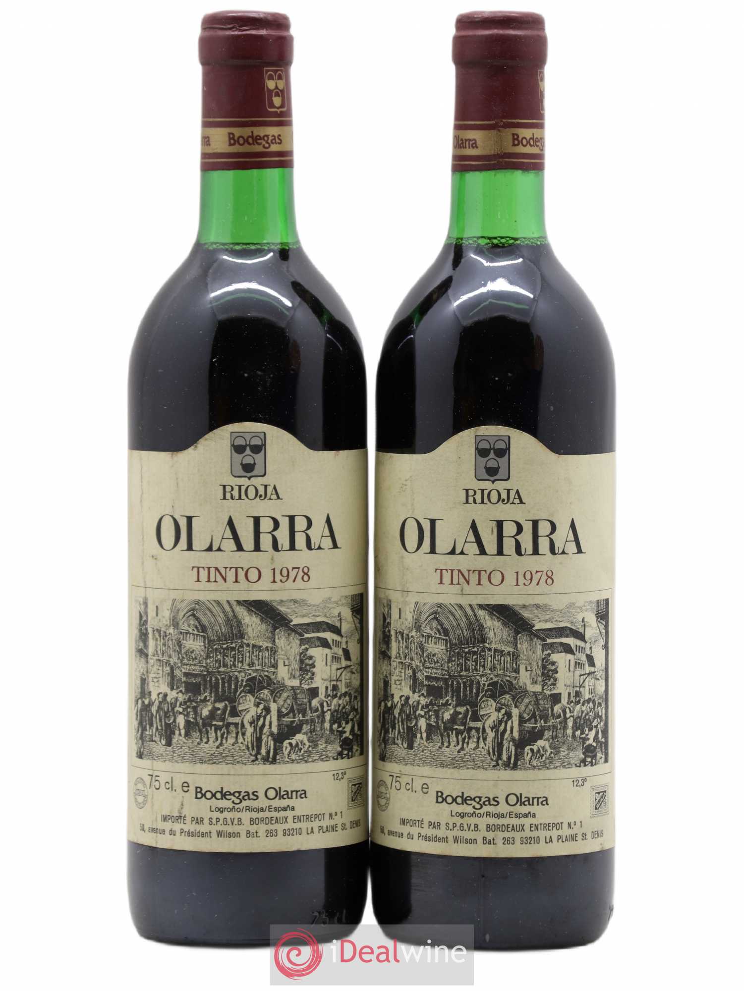 Rioja DOCA Olarra 1978 - Posten von 2 Flaschen - 0