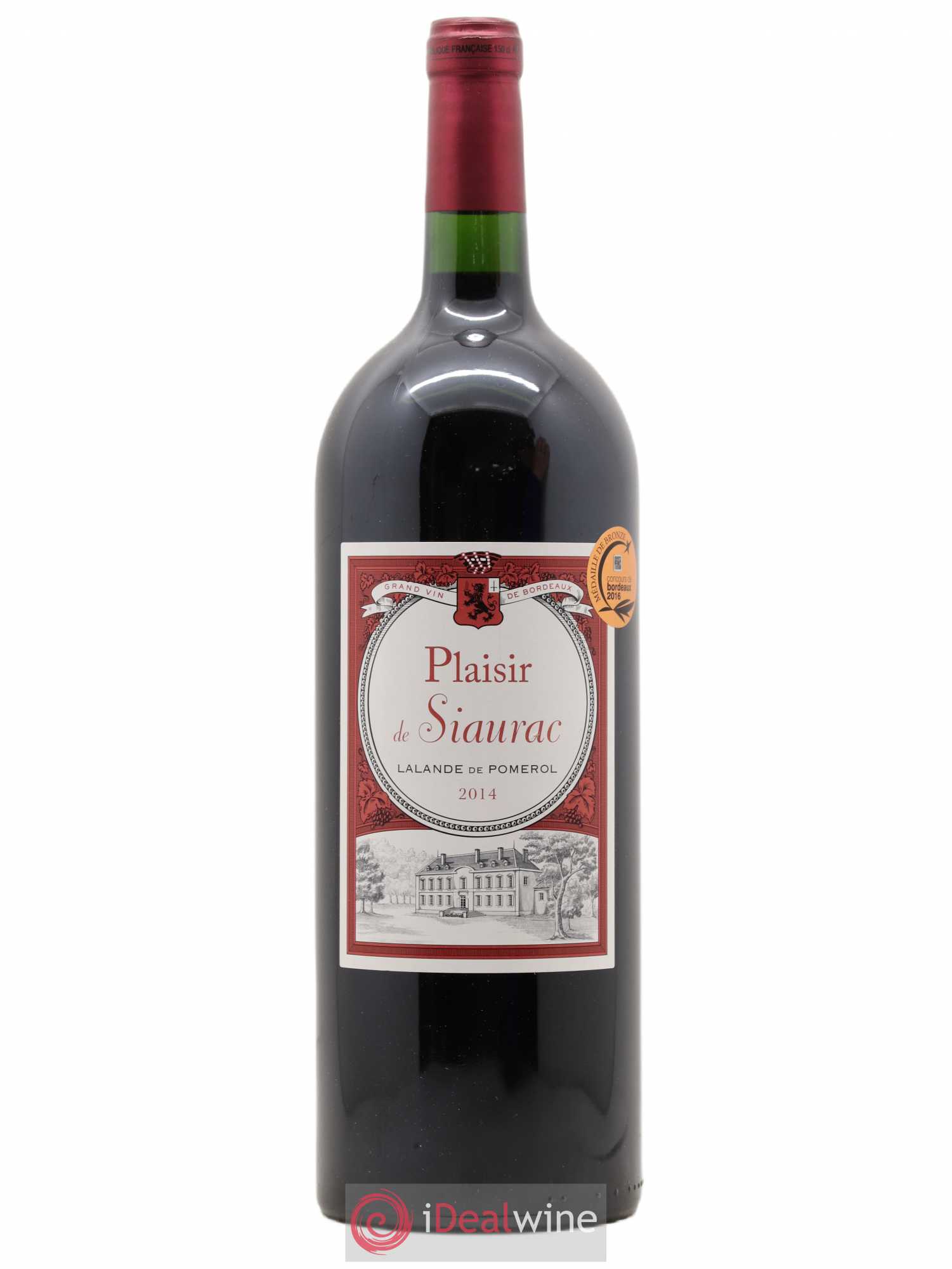 Lalande-de-Pomerol Plaisir de Siaurac 2014 - Lot de 1 magnum - 0