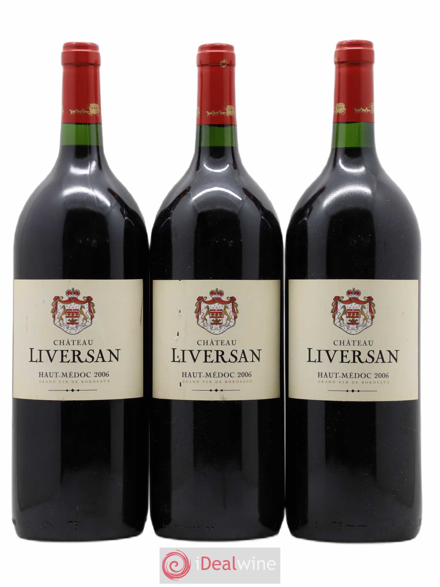Château Liversan Cru Bourgeois 2006 - Lot de 3 magnums - 0