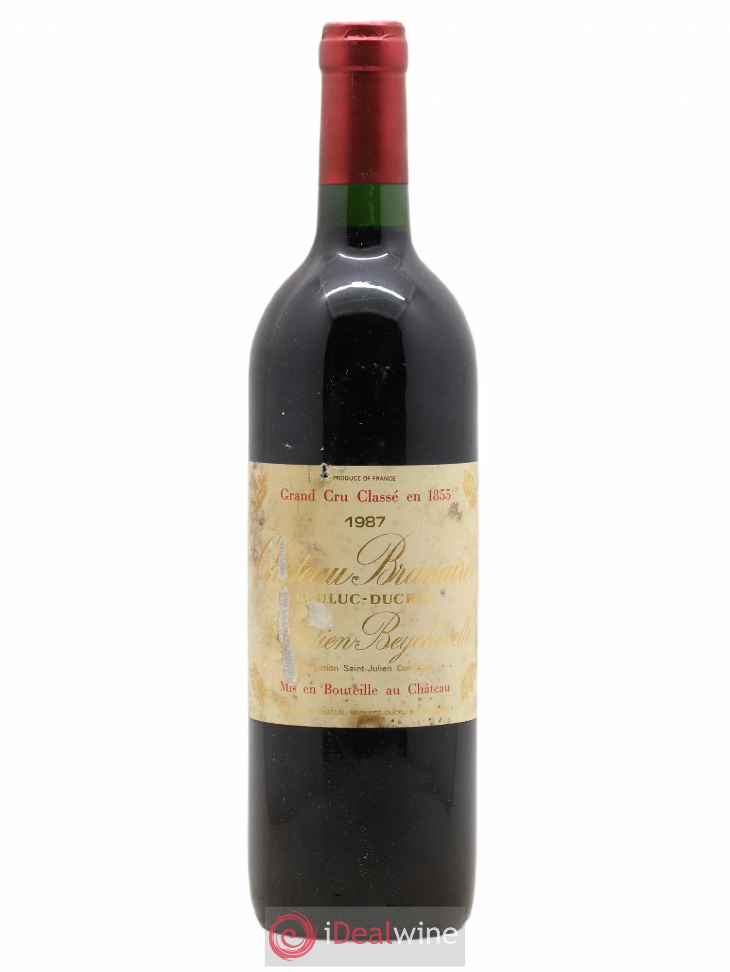Château Branaire Ducru 4ème Grand Cru Classé 1987 - Lot de 1 bouteille - 0