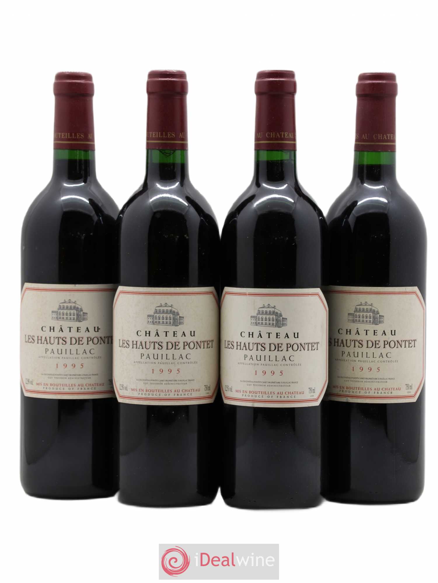 Les Hauts de Pontet-Canet Second Vin 1995 - Lot de 4 bouteilles - 0