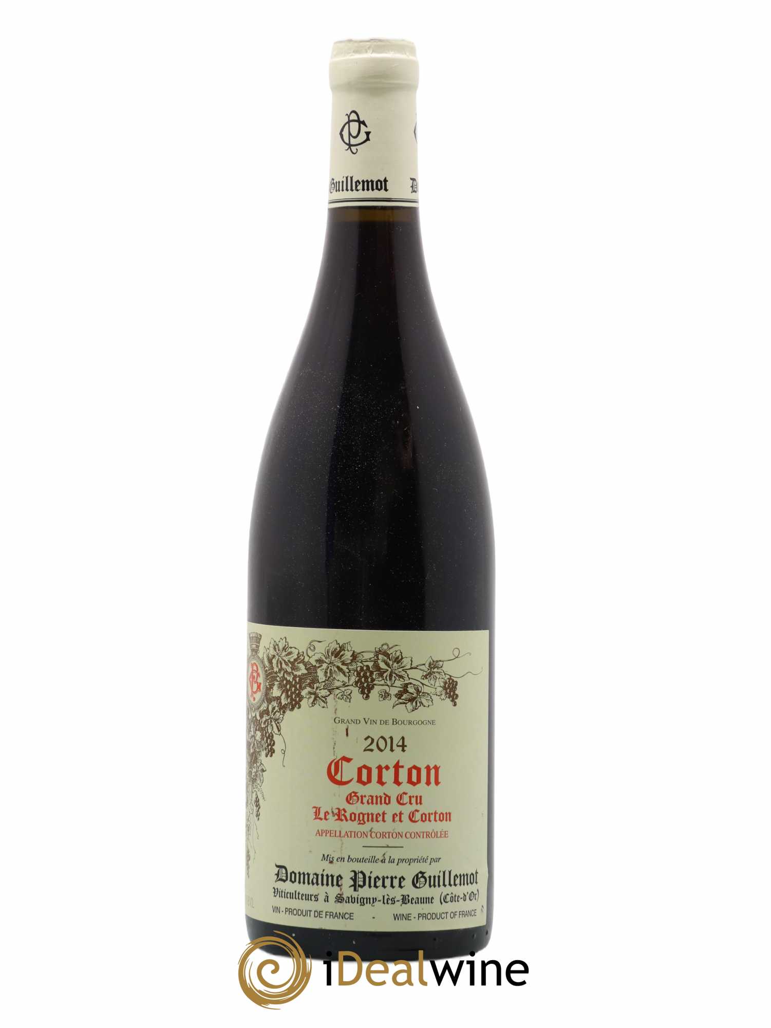 Corton Grand Cru Le Rognet P Guillemot 2014 - Lot de 1 bouteille - 0