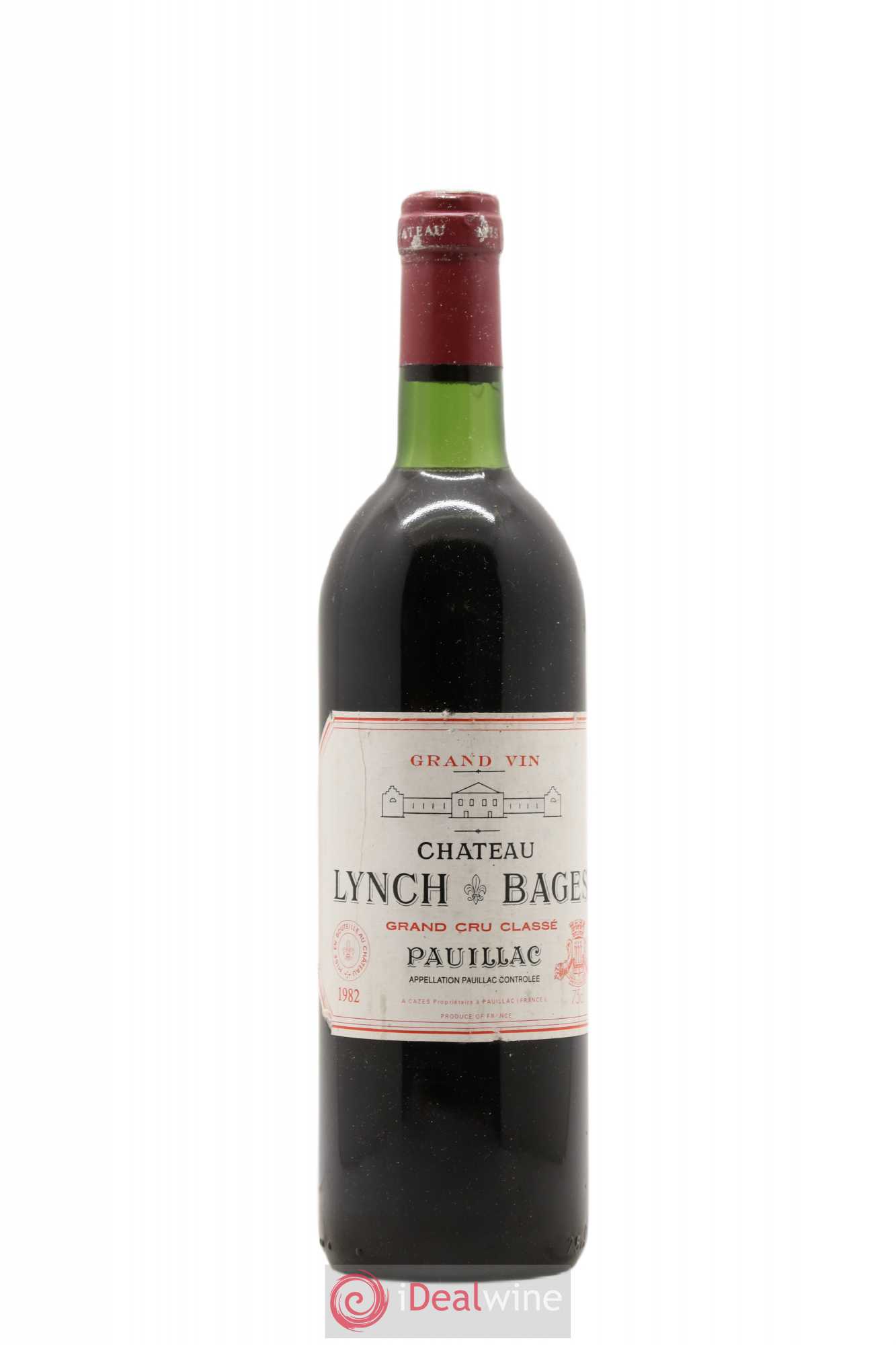 Château Lynch Bages 5ème Grand Cru Classé 1982 - Lot de 1 bouteille - 0