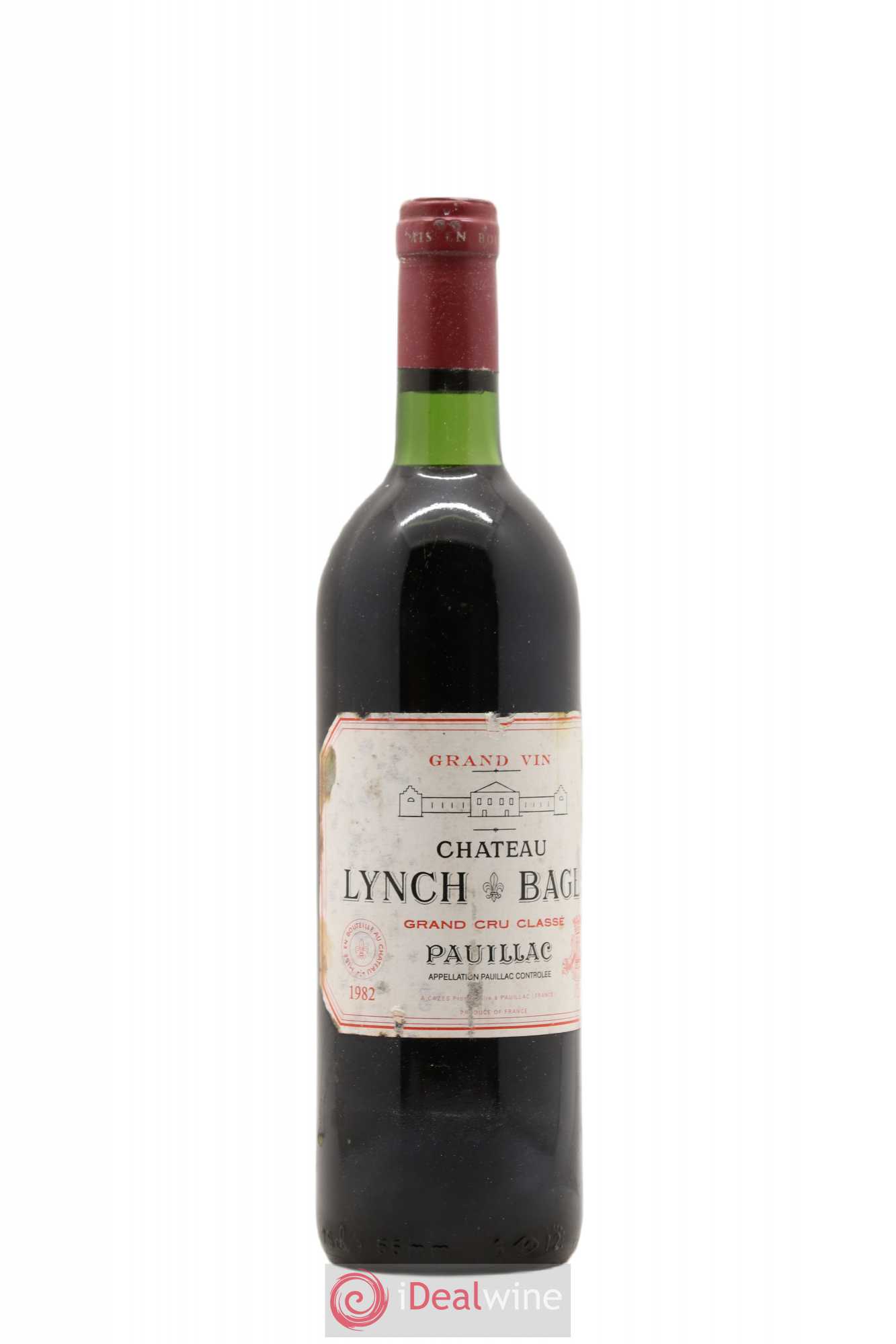 Château Lynch Bages 5ème Grand Cru Classé 1982 - Lot de 1 bouteille - 0