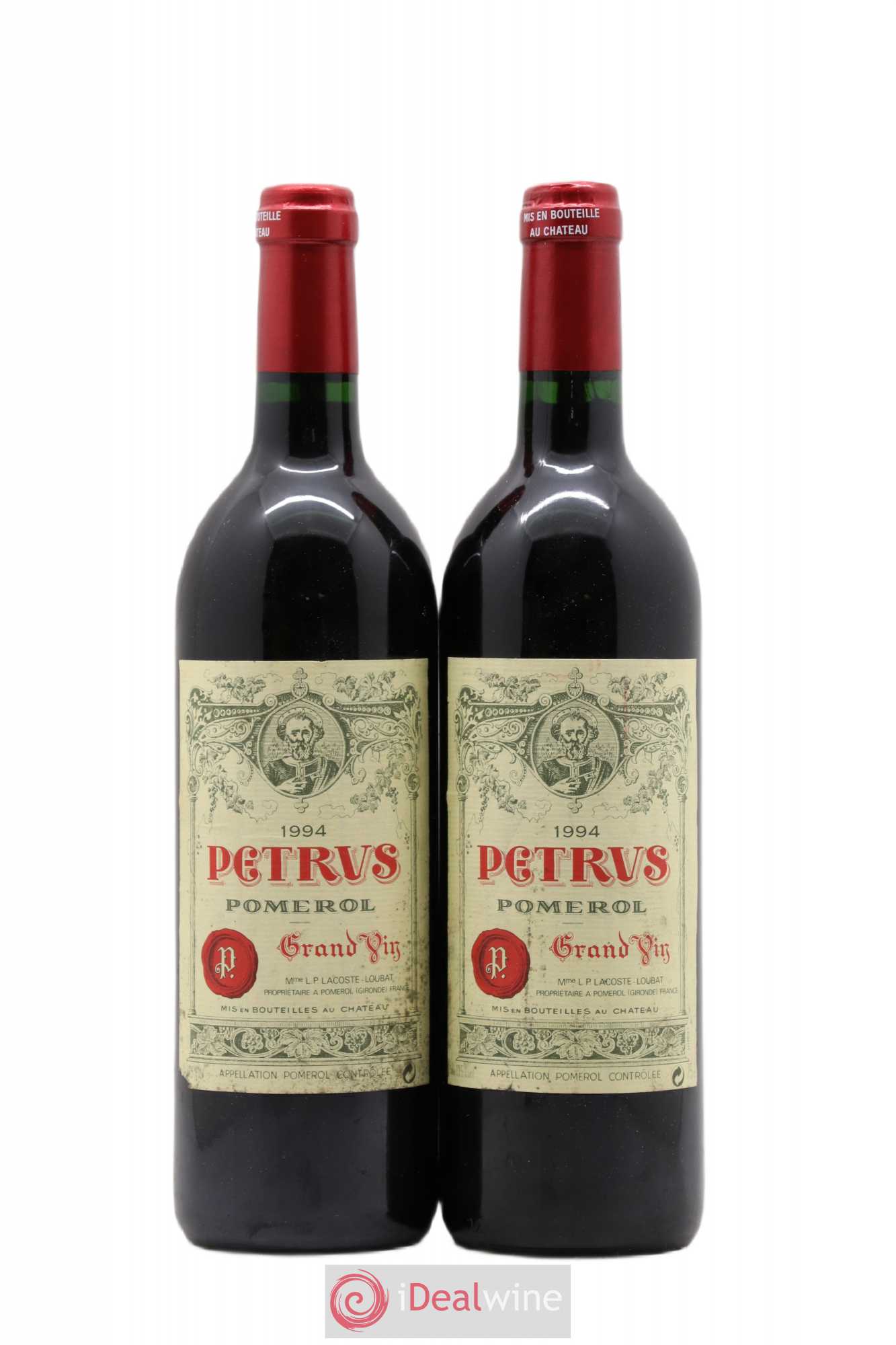 Petrus 1994 - Lot de 2 bouteilles - 0