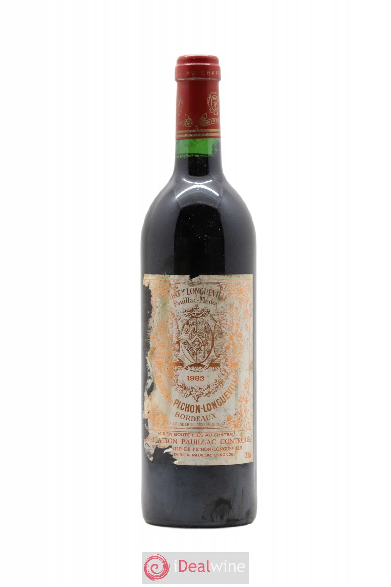 Pichon Longueville Baron 2ème Grand Cru Classé 1982 - Lotto di 1 bottiglia - 0