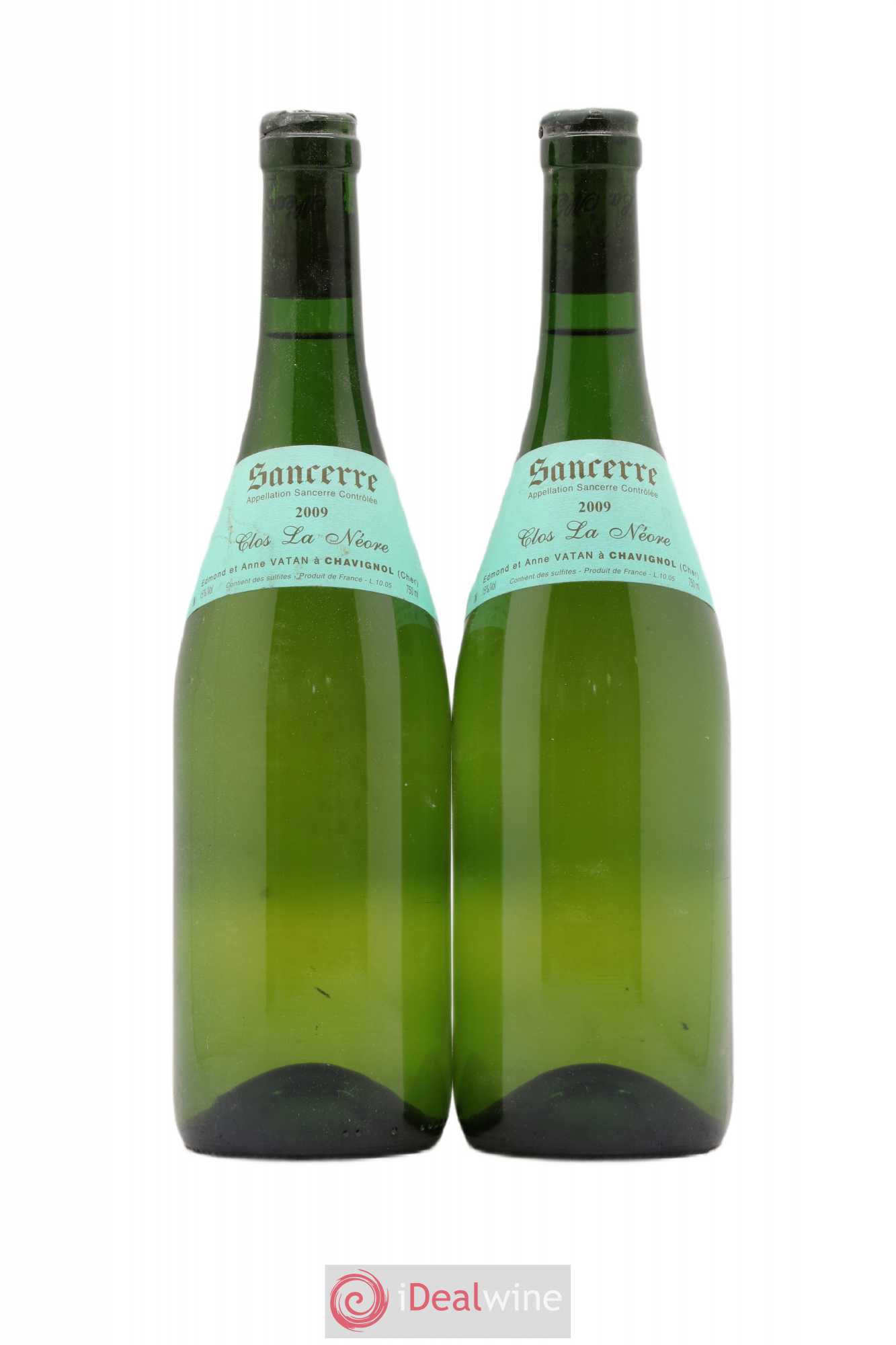 Sancerre Clos la Neore Edmond Vatan 2009 - Lot de 2 bouteilles - 0