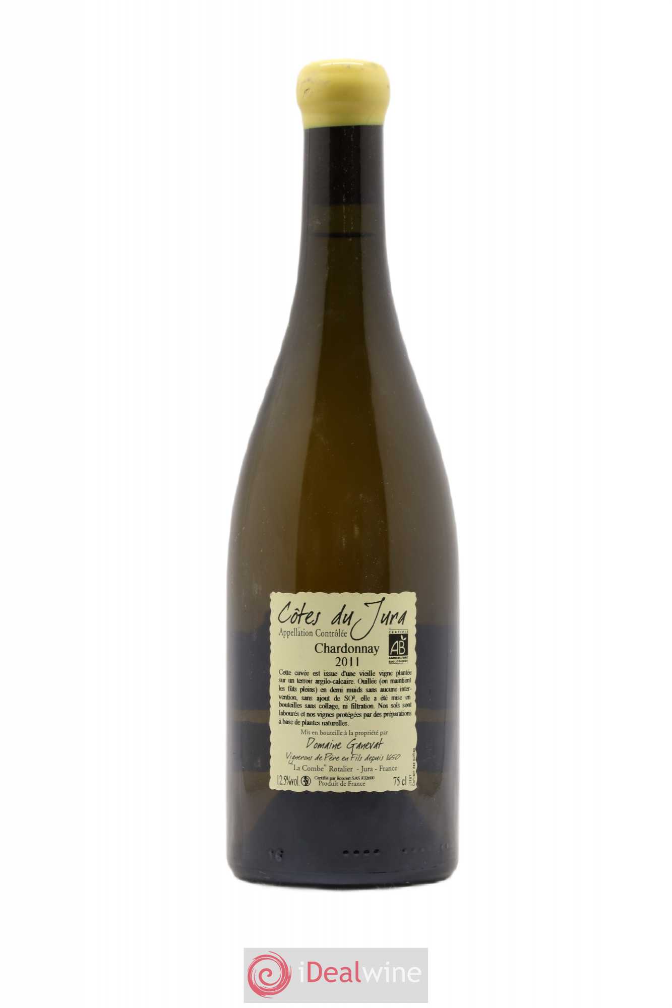 Côtes du Jura Les Chamois du Paradis Jean-François Ganevat (Domaine) 2011 - Lot de 1 bouteille - 1
