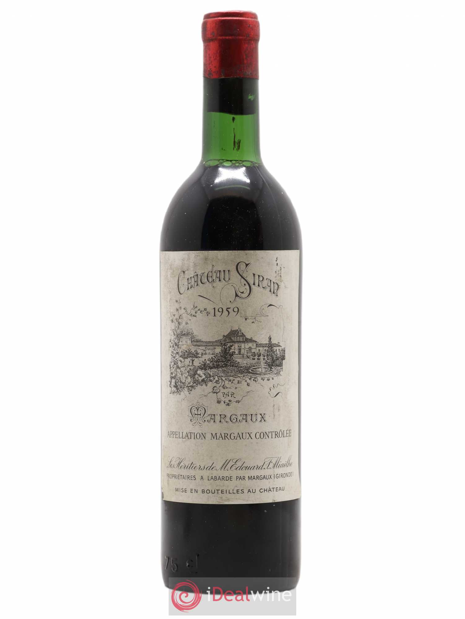 Château Siran 1959 - Lot de 1 bouteille - 0