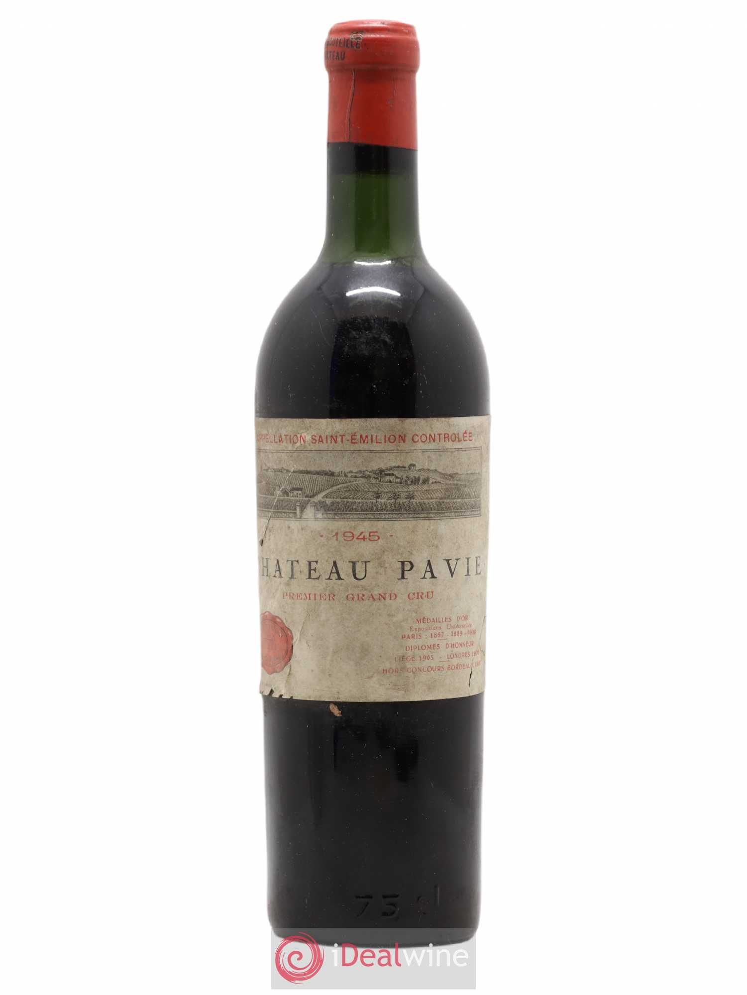 Château Pavie 1er Grand Cru Classé A 1945 - Lot de 1 bouteille - 0