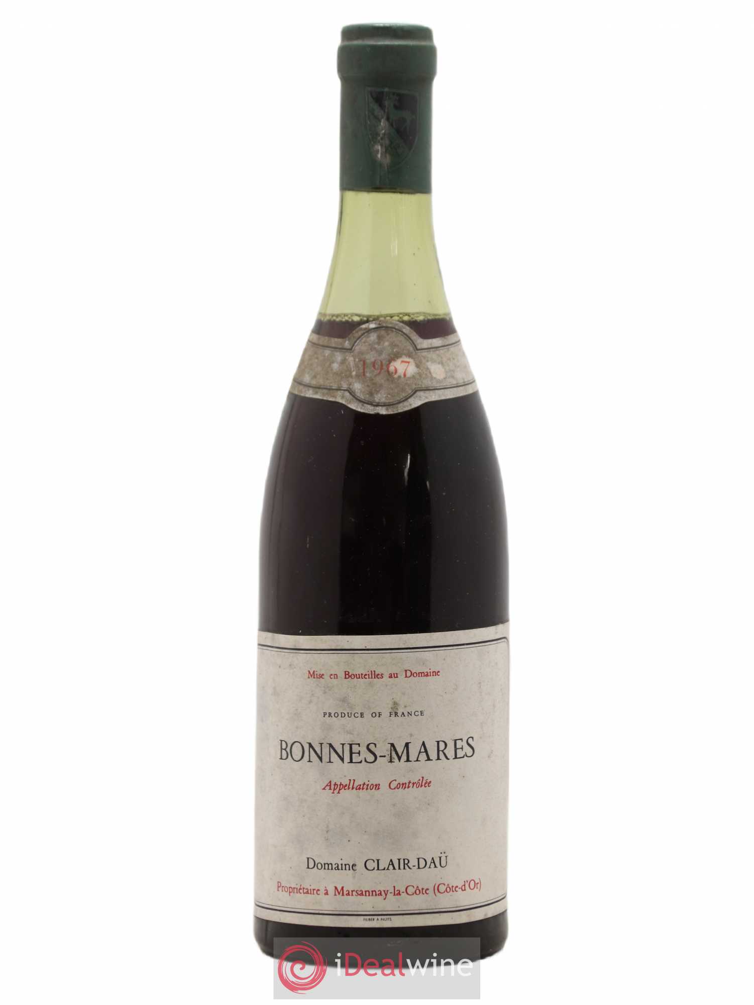 Bonnes-Mares Grand Cru Clair Daü 1967 - Lot de 1 bouteille - 0