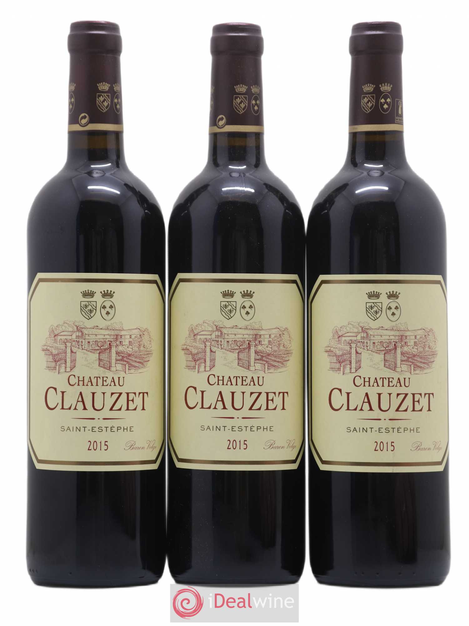 Château Clauzet 2015 - Lot de 3 bouteilles - 0