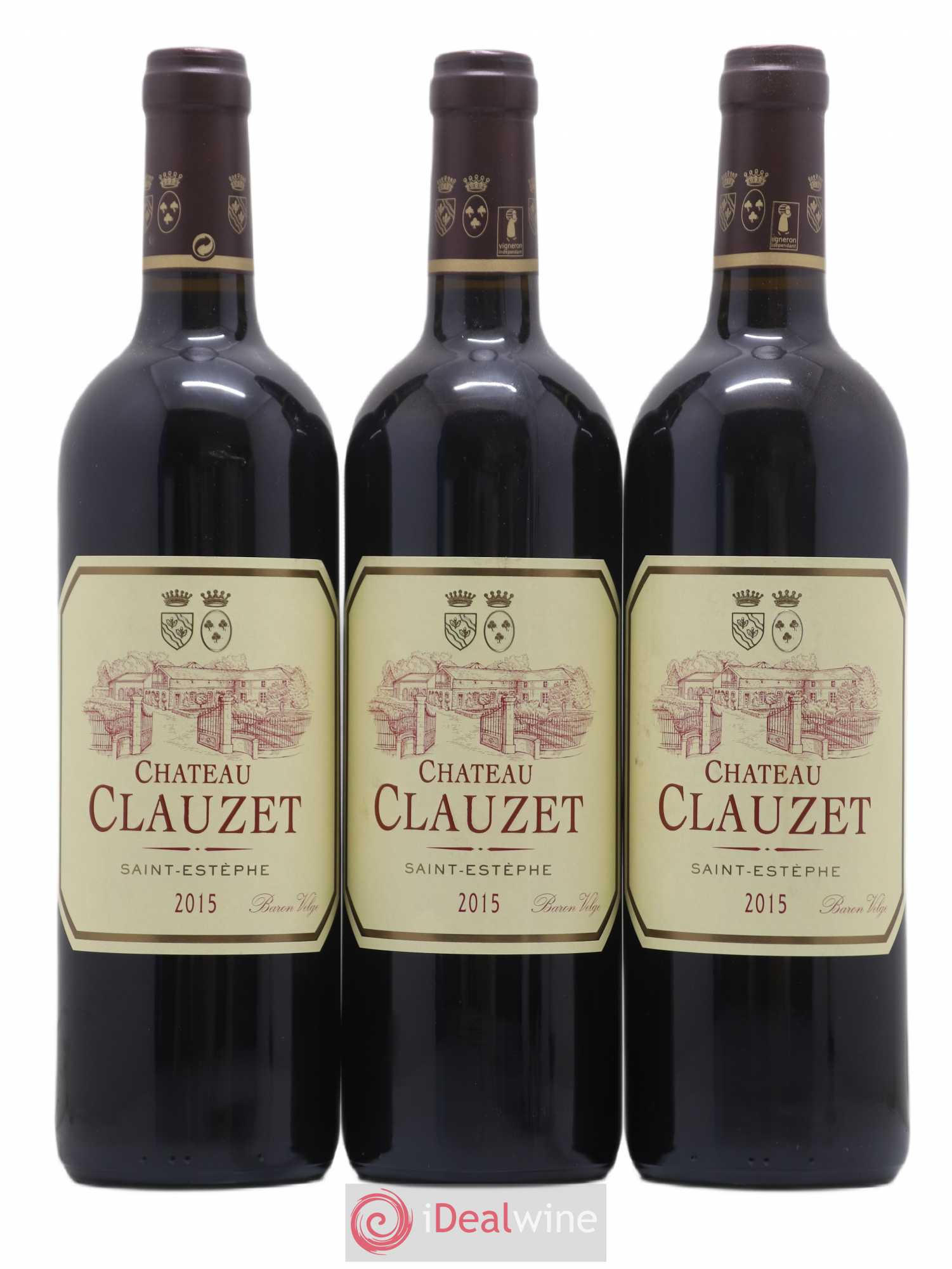 Château Clauzet 2015 - Lot de 3 bouteilles - 0