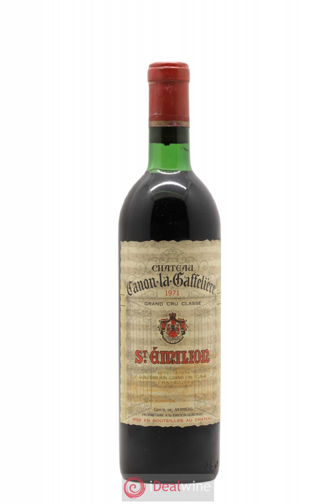 Château Canon la Gaffelière 1er Grand Cru Classé B 1971 - Lot de 1 bouteille - 0