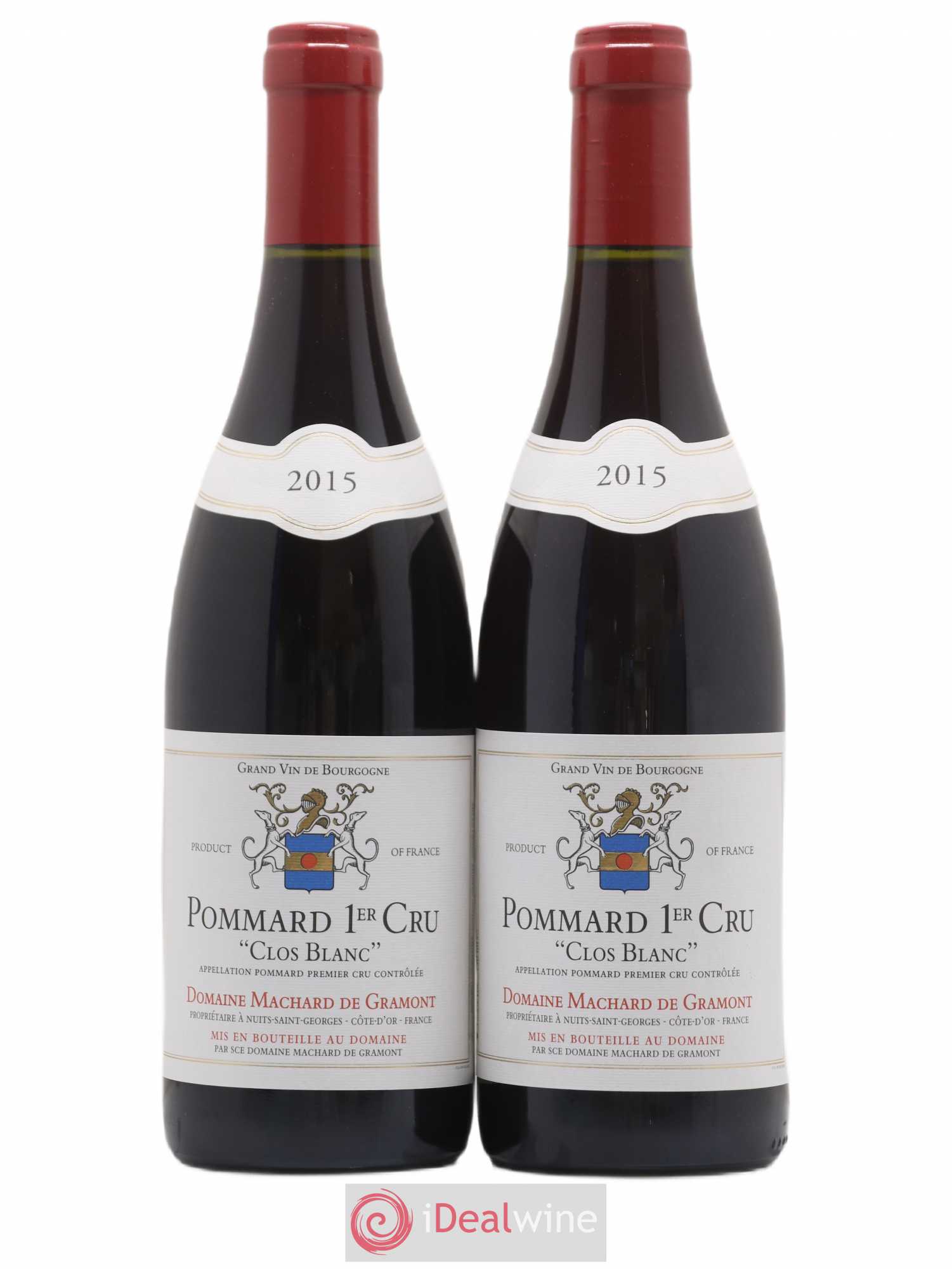 Pommard 1er Cru Clos blanc Machard de Gramont 2015 - Posten von 2 Flaschen - 0