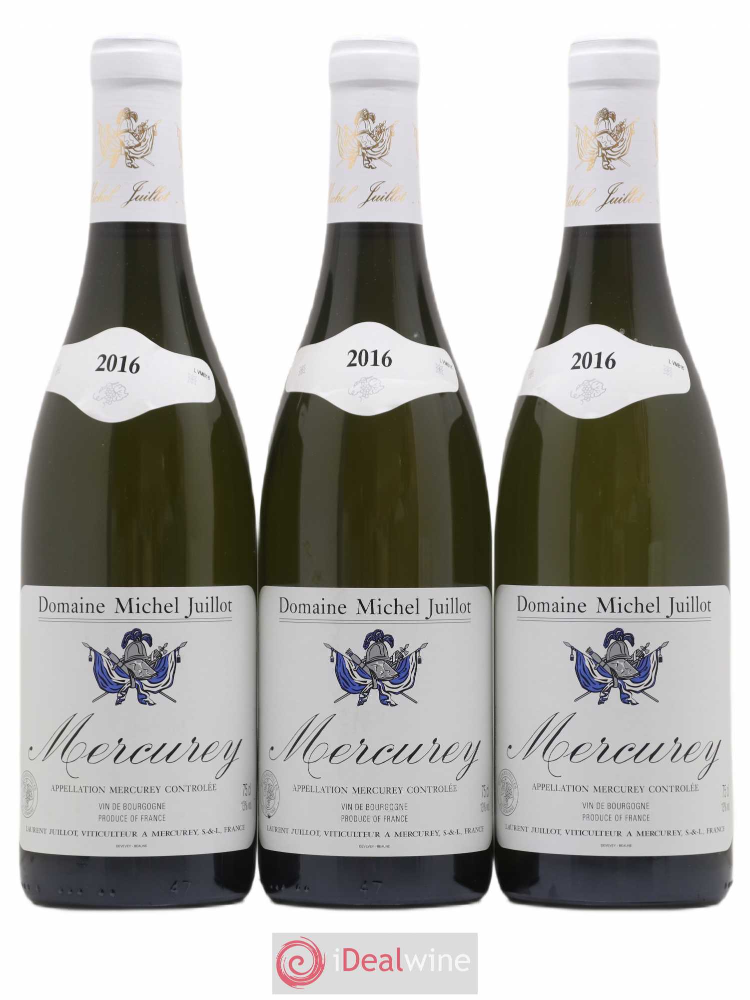 Mercurey Michel Juillot (Domaine) 2016 - Lot de 3 bouteilles - 0